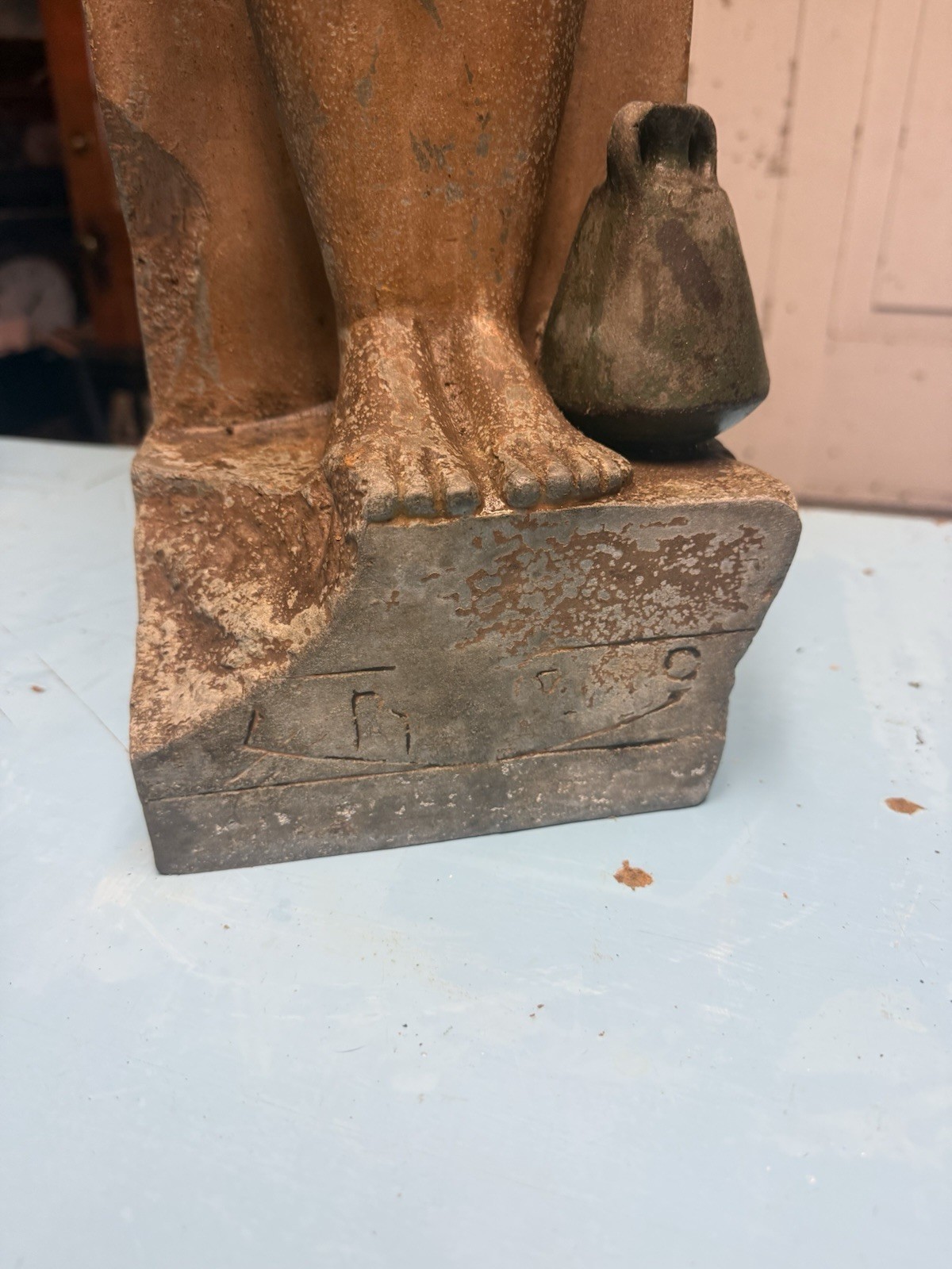 ANTIQUE GASTON VEUVENOT LEROUX Woman ASLEEP On EGYPTIAN Pharaoh 1910