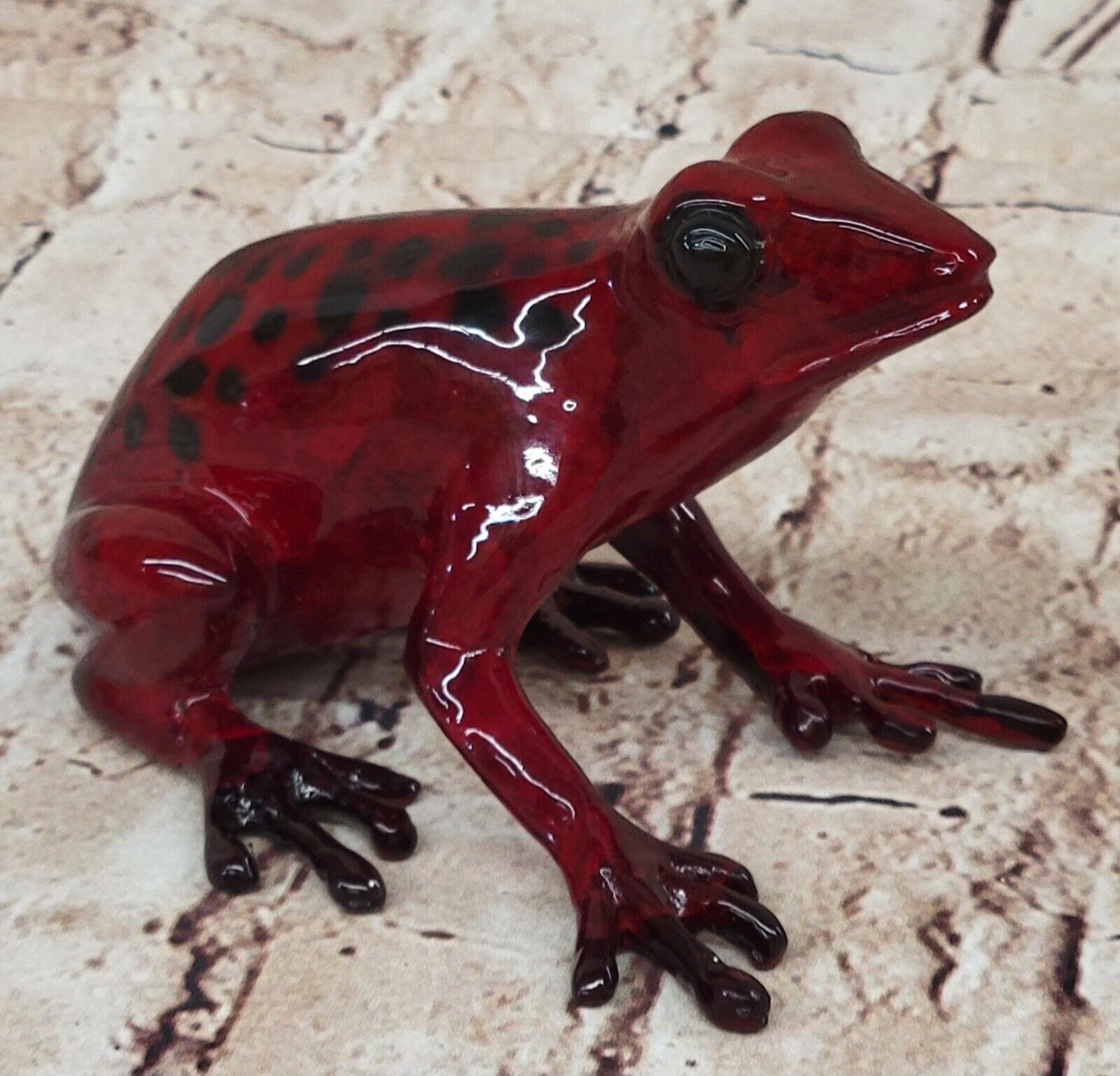 Limited Edition Vienna Bronze Frog Sculpture Handcrafted Collector&rsquo;s Statue
