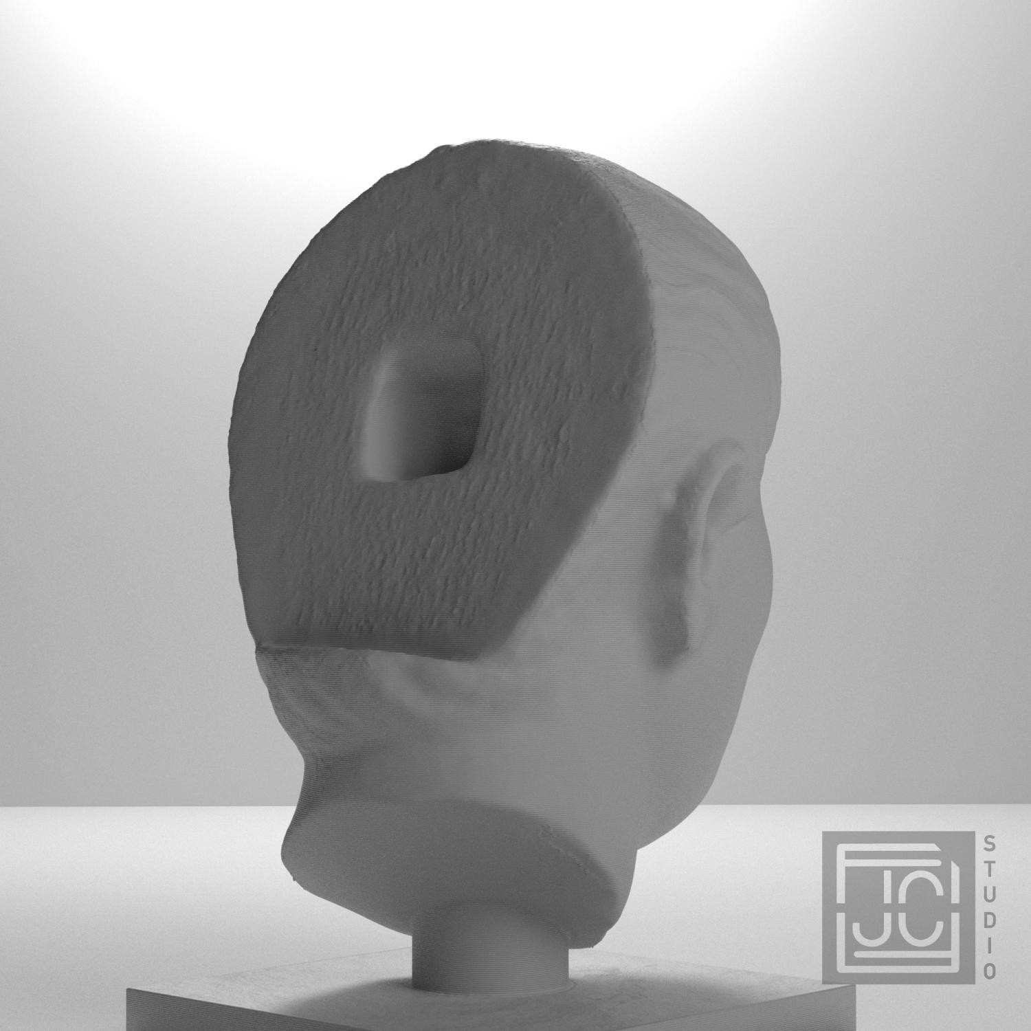Head of a Young Man Collectible Bust Statue – 5, 9, 12 Inch