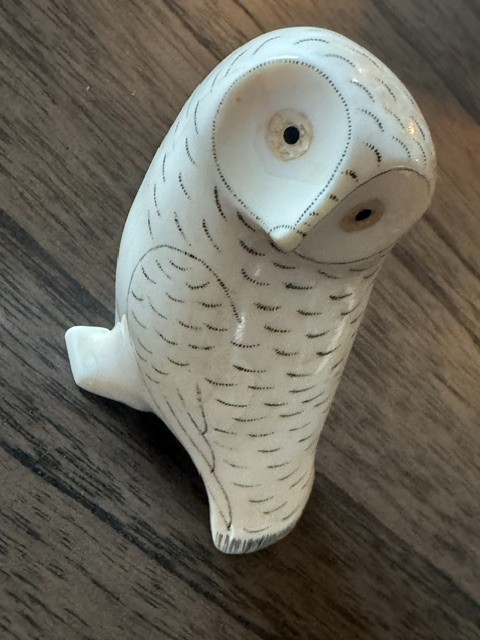 Museum worthy! Bart (Bert) Oozeveseuk, Owl – Inuit artist