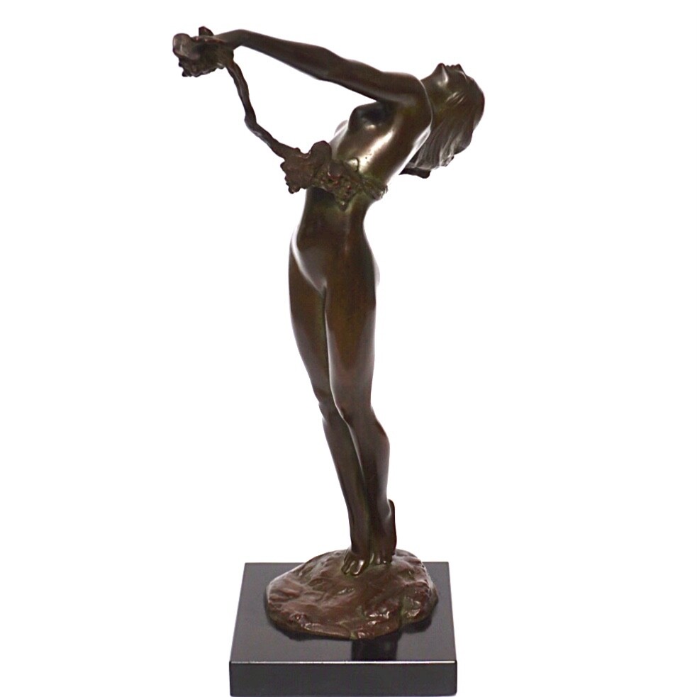 Harriet Frishmuth 1923 Bronze Of The Vine