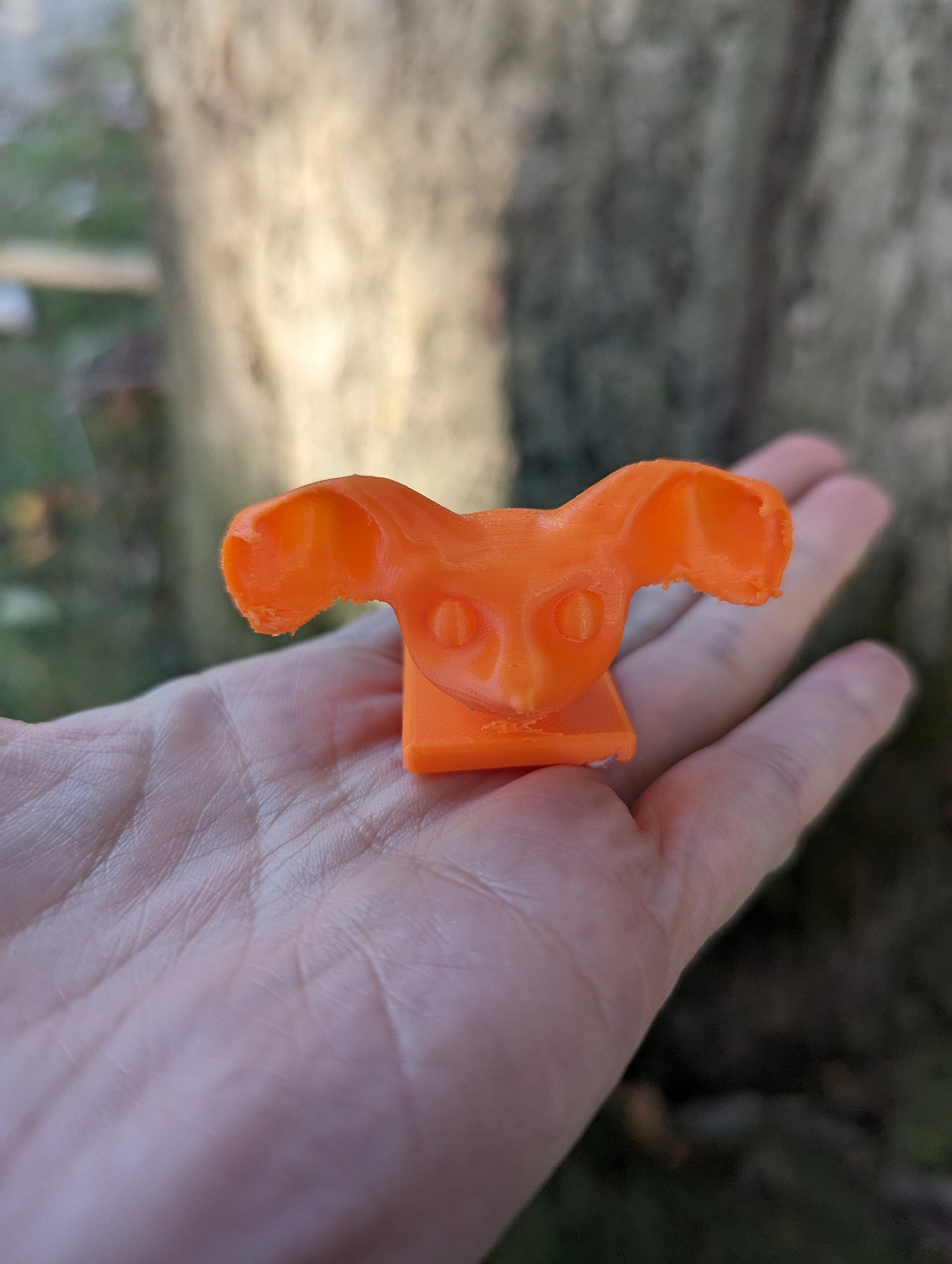 Elephant Mouse Bust Fantasy Creatures Tabletop PLA House Elf Mouse Bust We