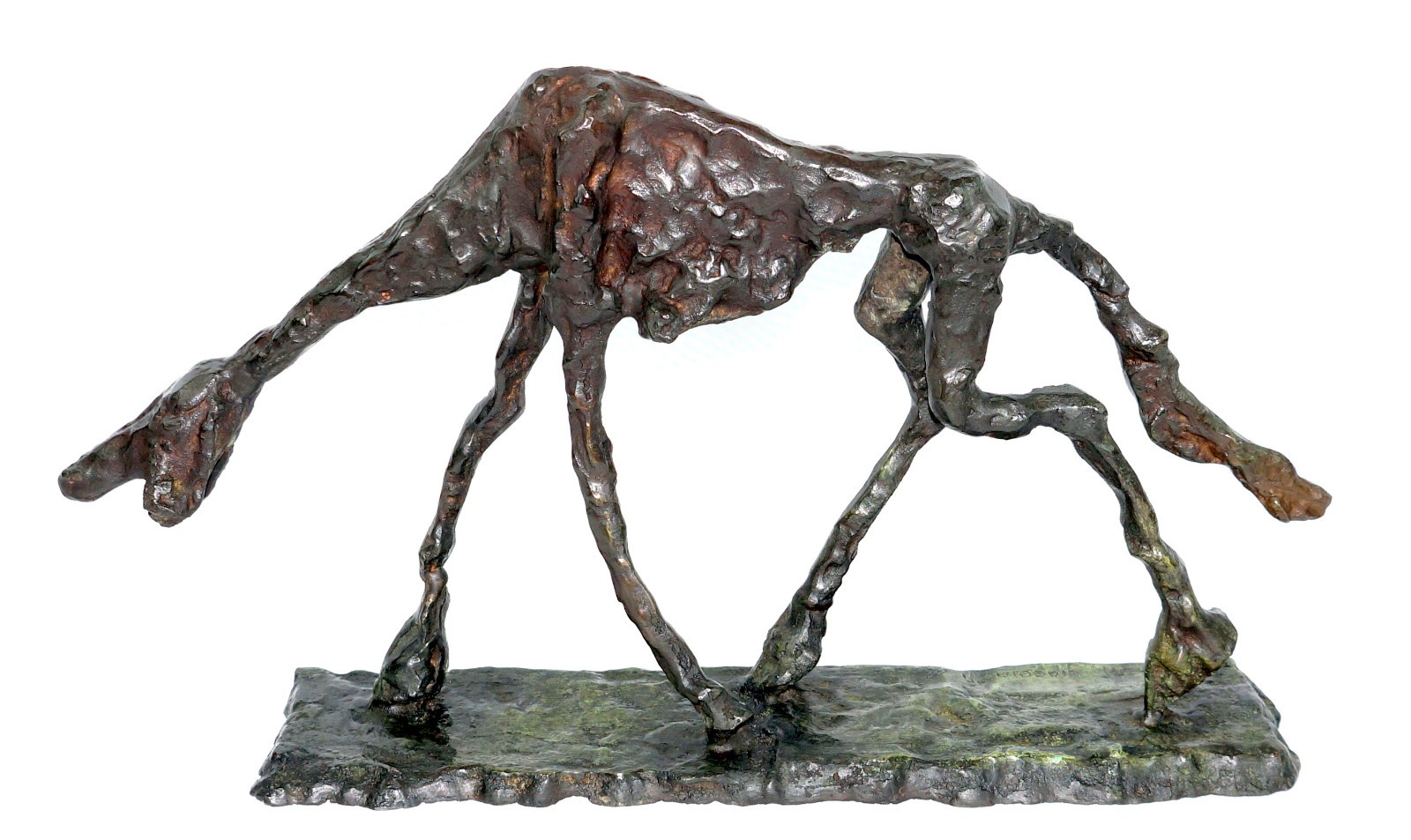 ALBERTO GIACOMETTI « Dog » Real Amazing Bronze Sculpture Signed & Numbered. 6/8