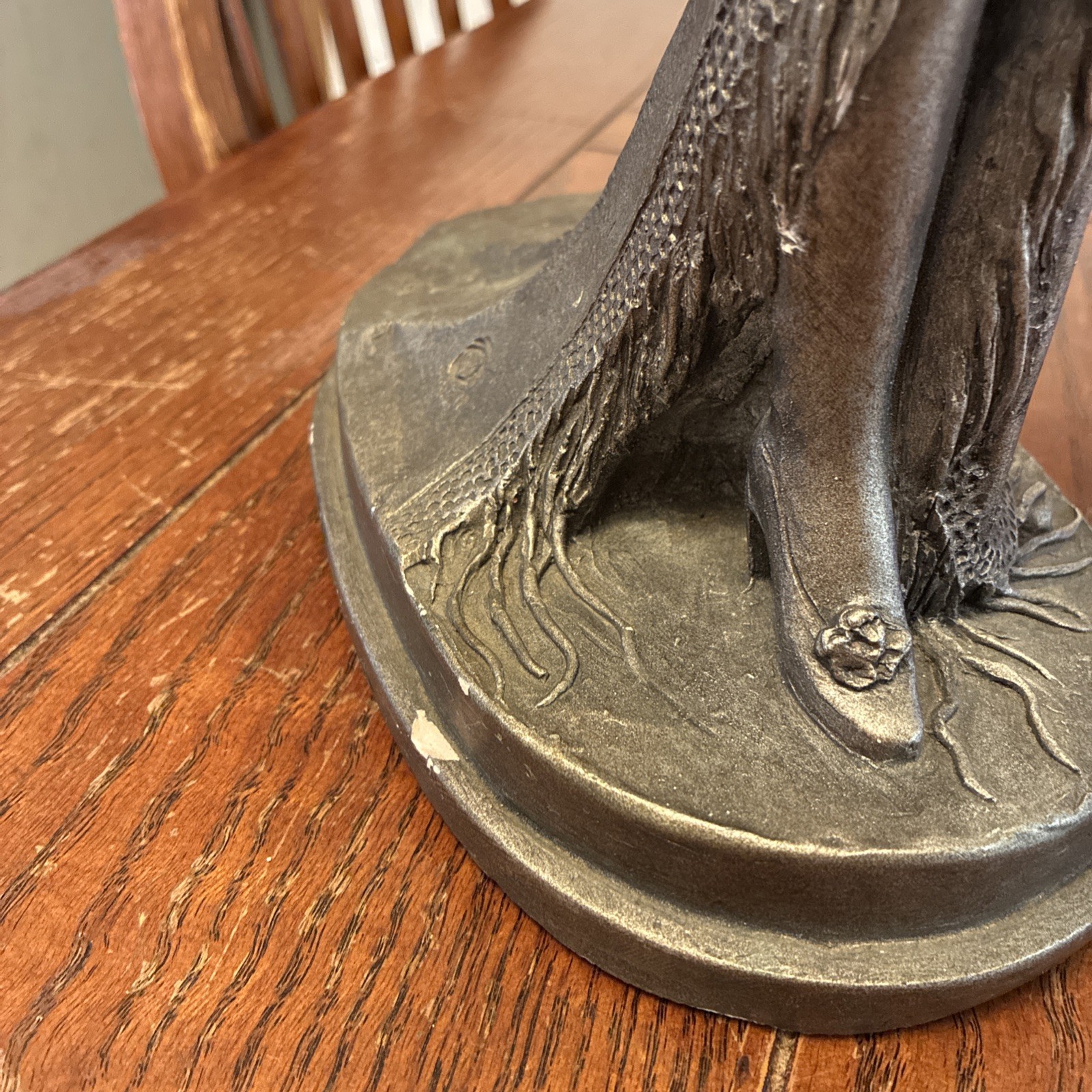 Vintage Austin Production ‘83 Sculpture Art Deco Woman after Vallery 17&Prime;