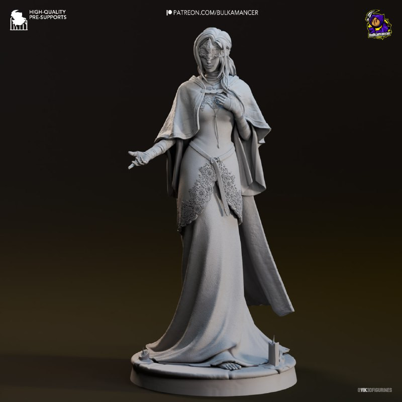 Fire Keeper, 235mm Resin Model Kit Painted 3d Printed GK Statue Figure