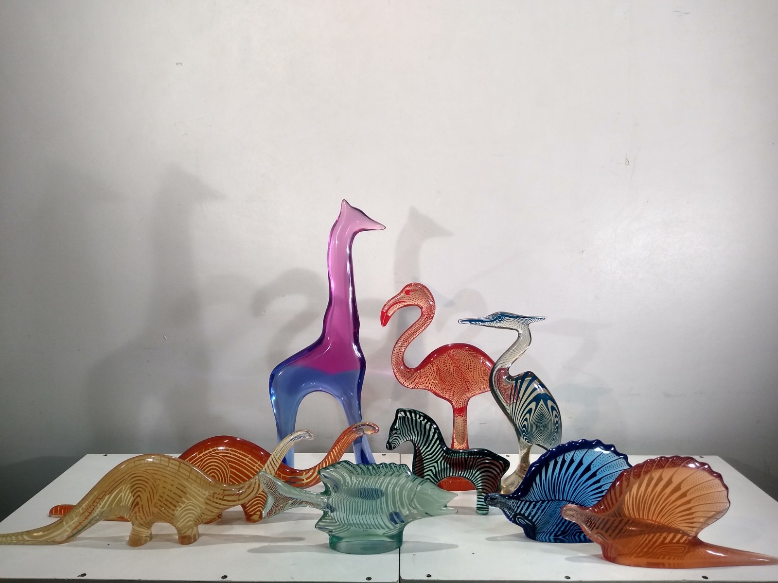 Abraham Palatnik Lucite Acrylic Op Art Bird Sculpture Vtg Modern Brazil MCM 8.5&Prime;