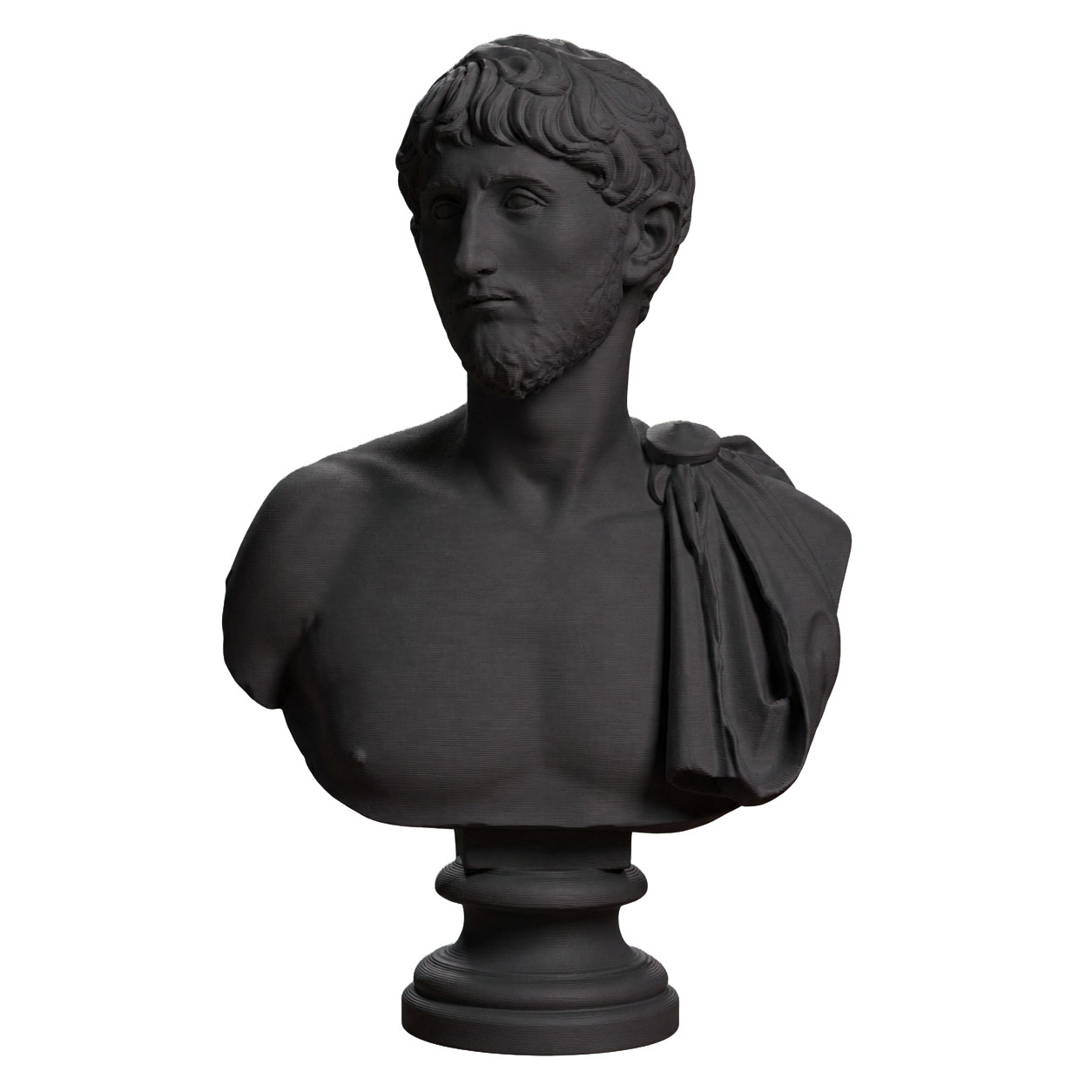 Portrait of a man with an army cape Collectible Bust Statue – 5, 9, 12 Inch