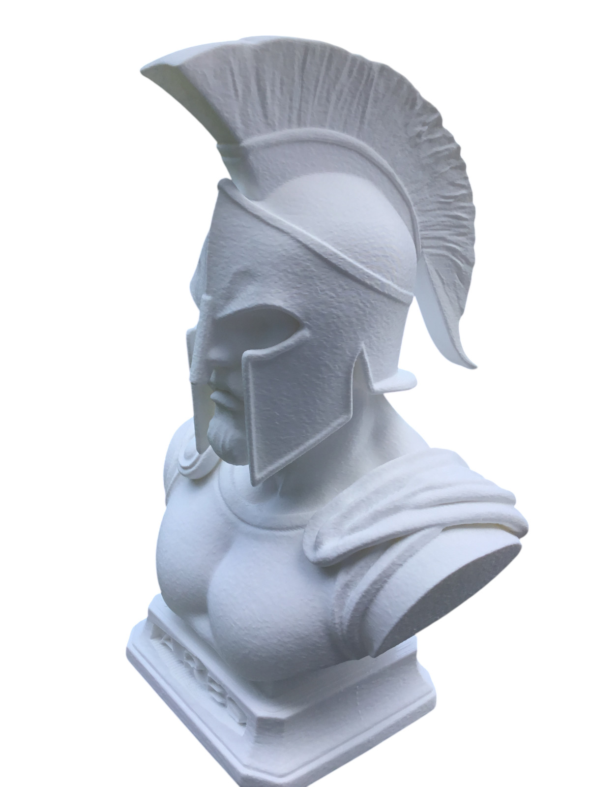 Custom 13&Prime; Ares God of War Bust Spartan Helmet Sculpture Greek Mythology Art