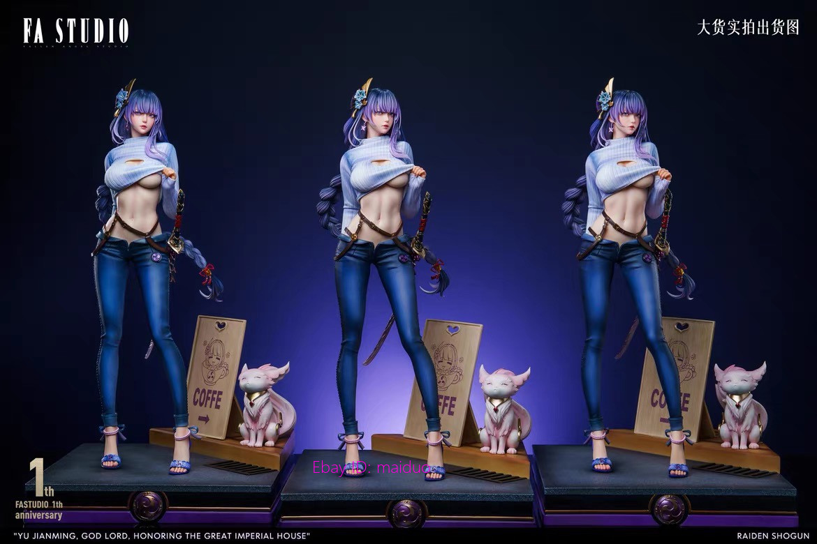 Raiden Shogun Beelzebul FA Studio Resin Figurine 54cm 1/4 Normal suit