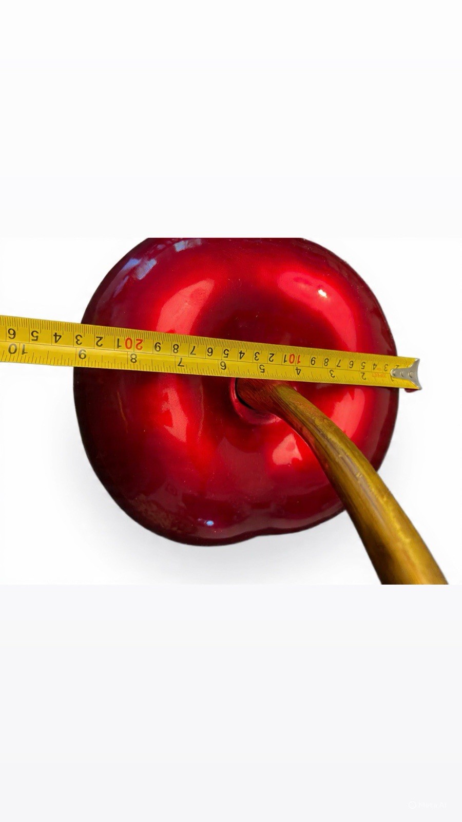 Handmade Sculpture « The Cherry On Top » – Artificial Stone, Art Piece OVERSIZED
