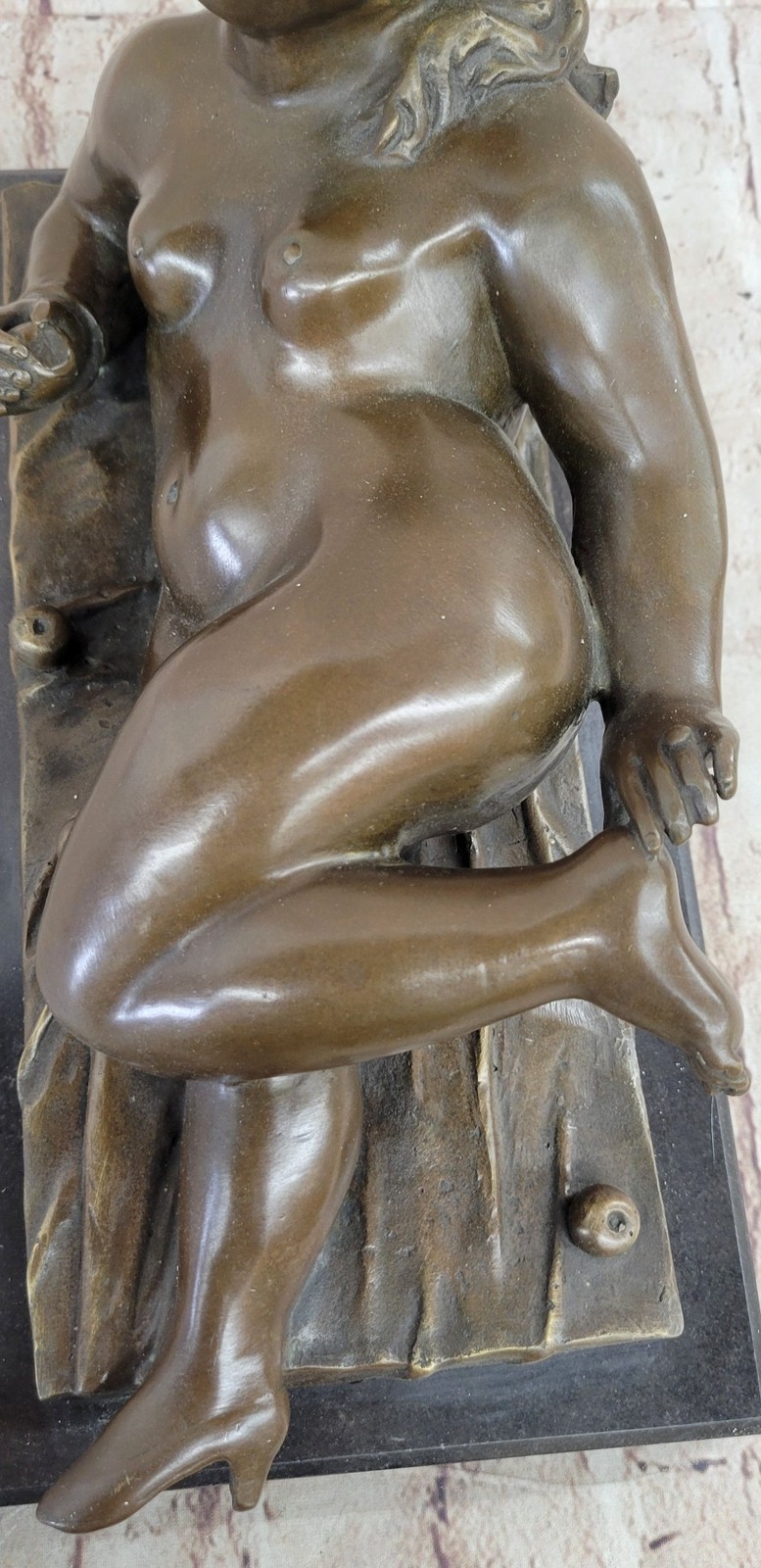 BOTERO DECORATIVE BRONZE SCULPTURE SLEEPING WOMAN HOT CAST FIGURINE FIGURE DECOR