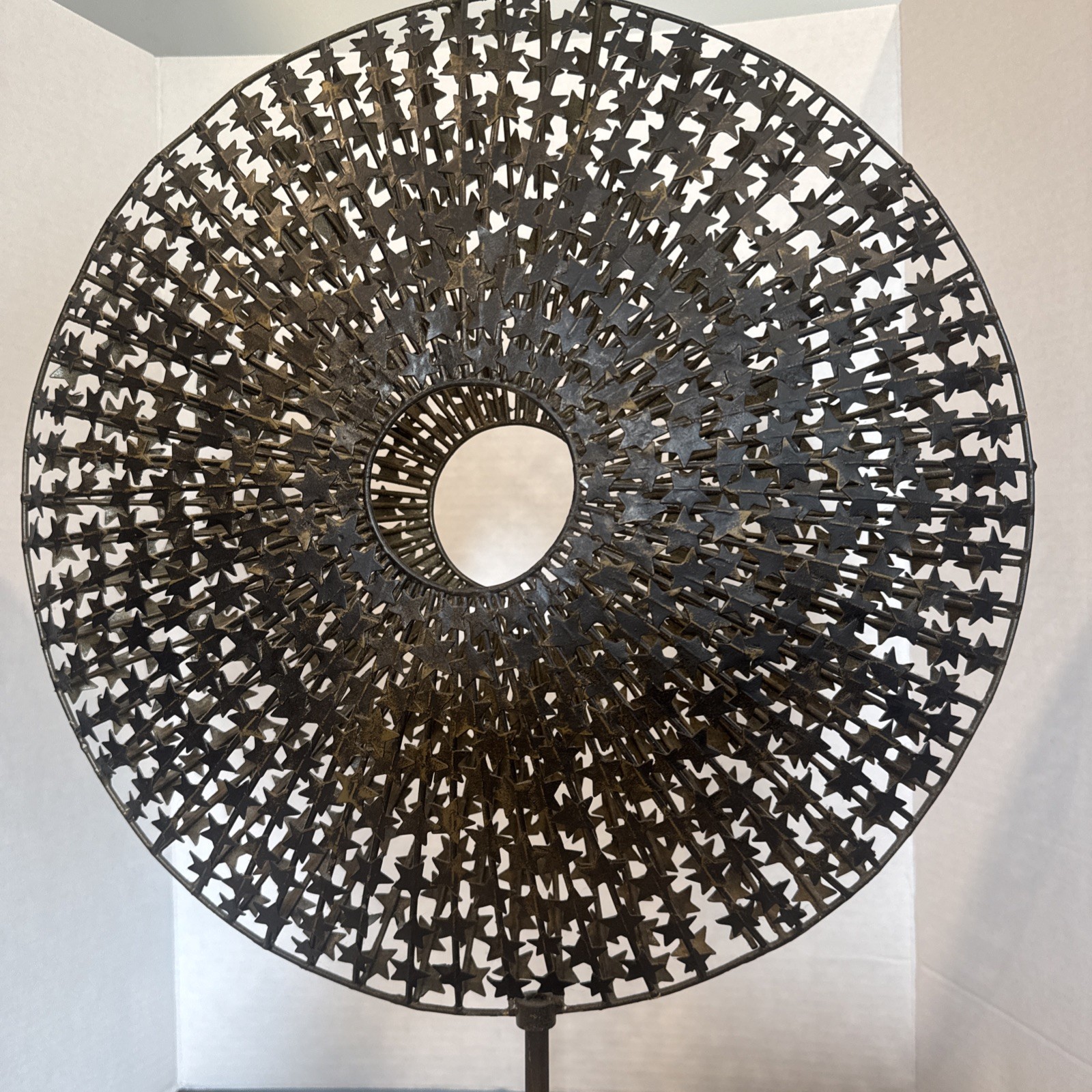 RARE Welded Metal Art by artist GEORGE GRIFFIN Mid Century Sculpture