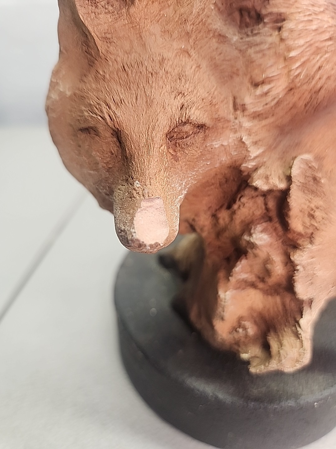 « Rick Cain Fox Sculpture «  »FOx River » » Limited Edition 125/2000 -1996&Prime; Read