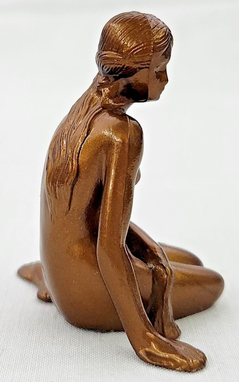 2.25&Prime; Plastic Replica of Bronze Statue Mermaid on Rocks Kobenhavn Copenhagen