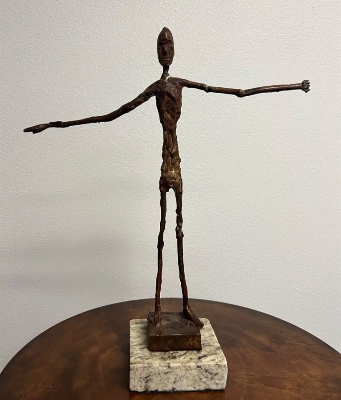Large Modern Bronze Sculpture After A. Giacometti
