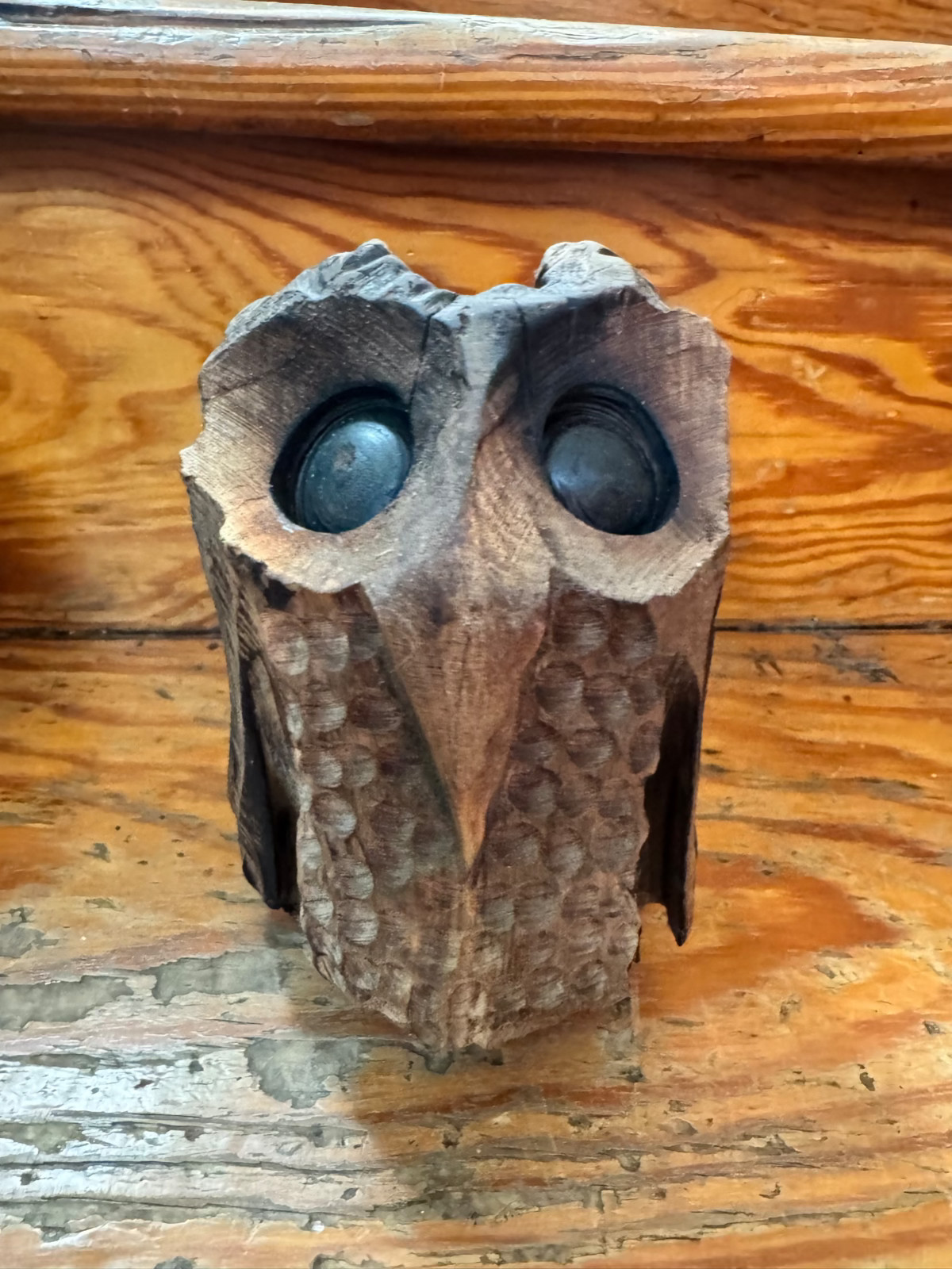 Chainsaw and Dremel Carved Wooden Baby Owls – Black Walnut, Cherry, & Cedar!