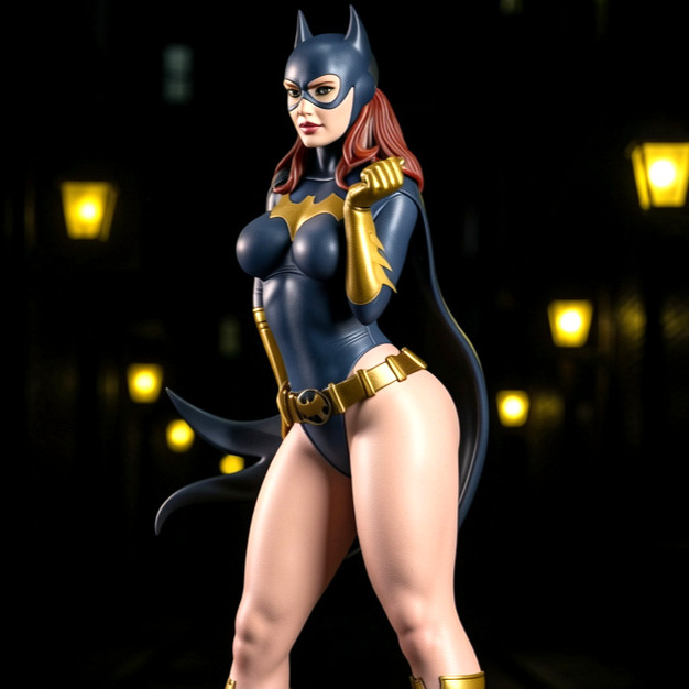 Batgirl Hot Legs V9! 3D Printed 16k Res! HandPainted or Unpainted!
