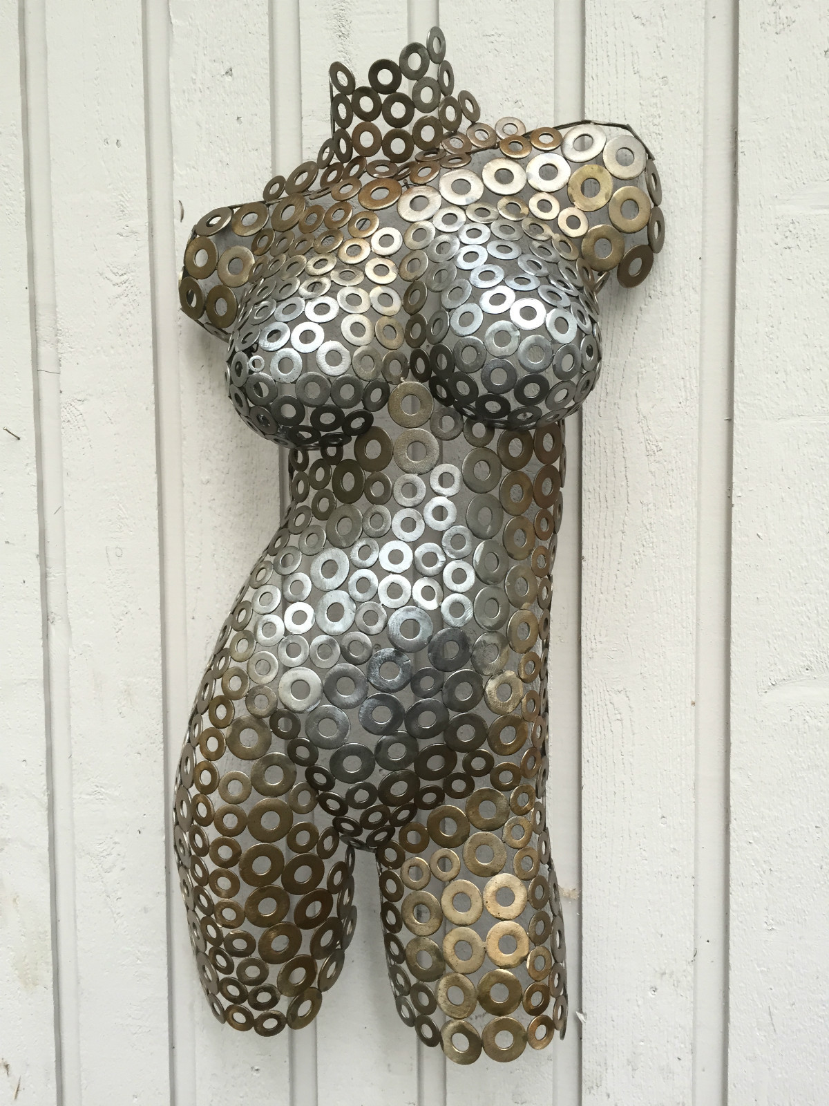 Abstract Metal Wall Art home decor Sculpture Torso
