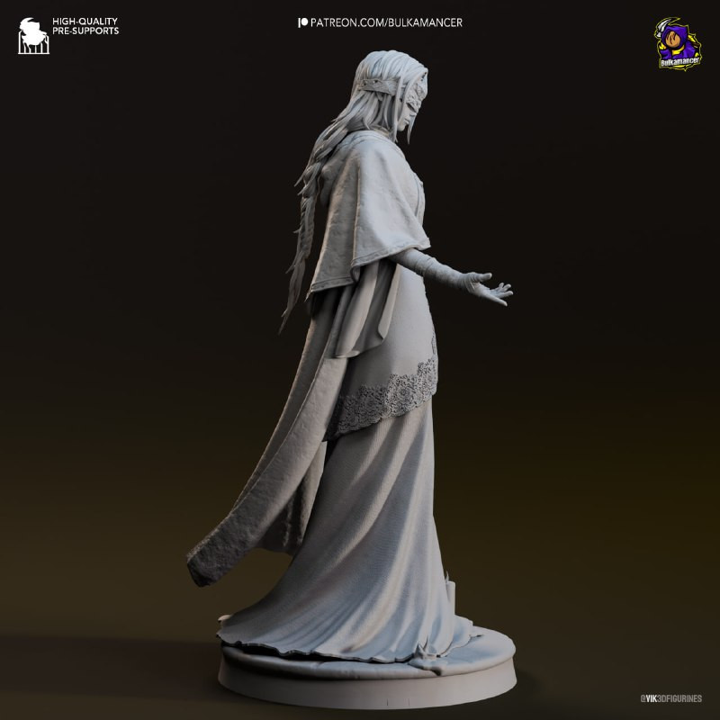 Fire Keeper, 235mm Resin Model Kit Painted 3d Printed GK Statue Figure