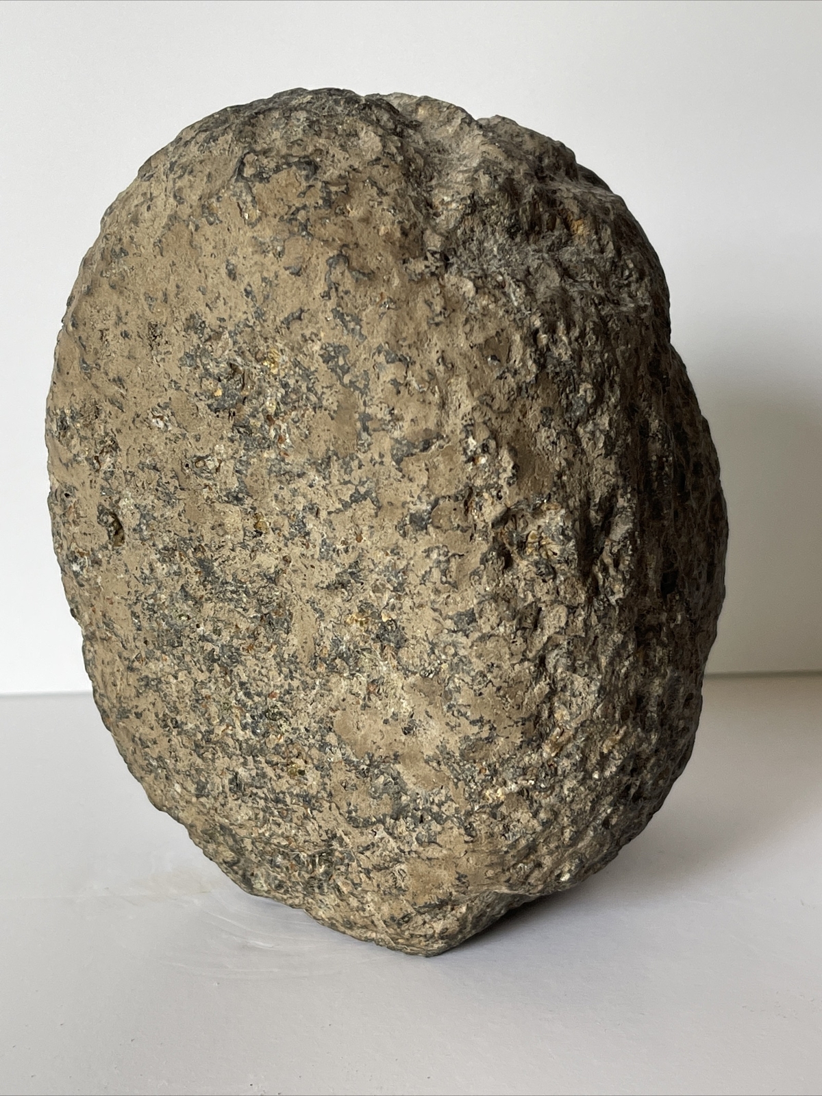Antique Olmec Sculpture Stone Icon Volcanic 900BC To 300AD Pre-Colombian Helmet
