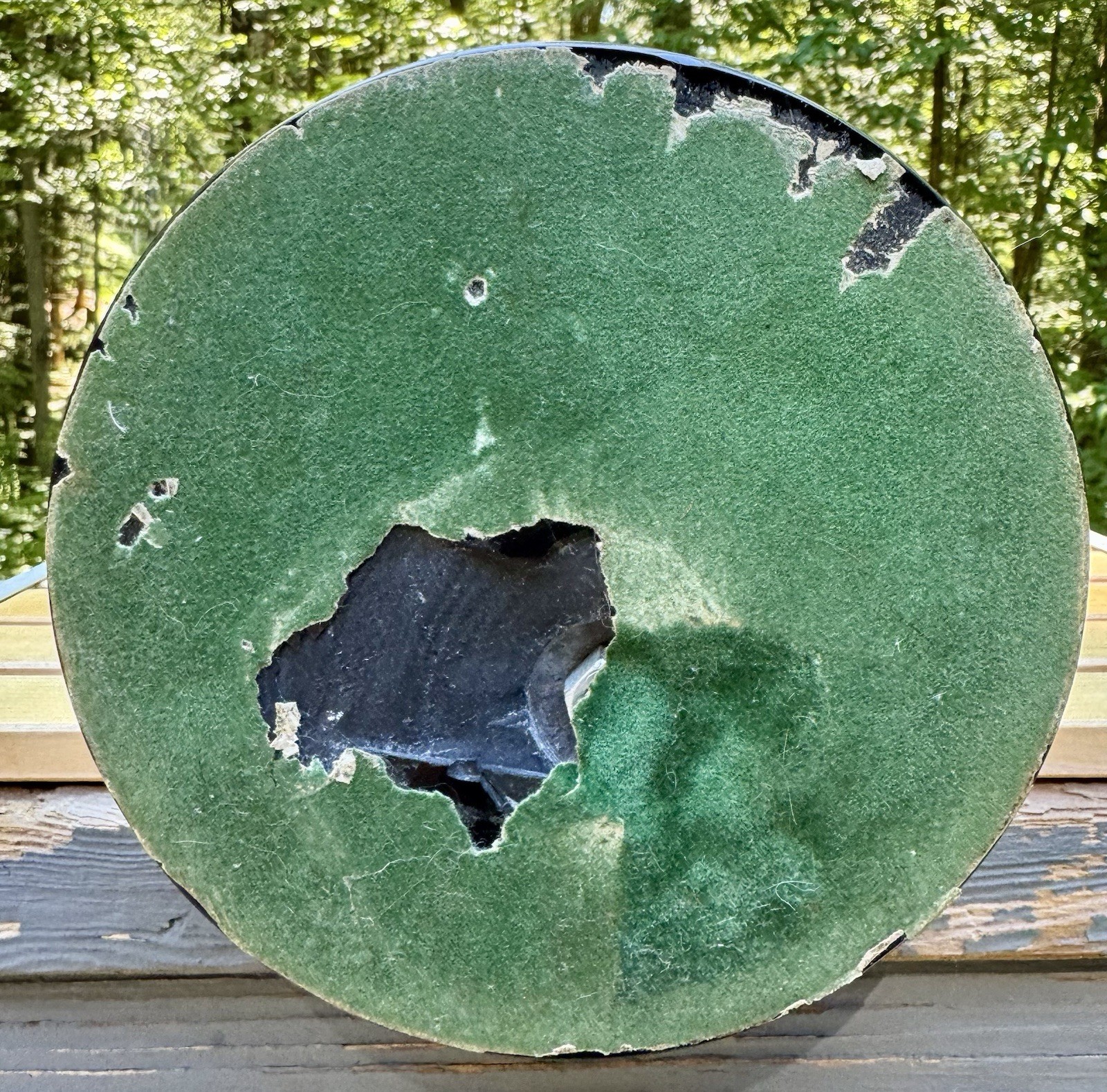 Mid Century Modern Abstract Alabaster Sculpture On Black Marble Base – 14.5”