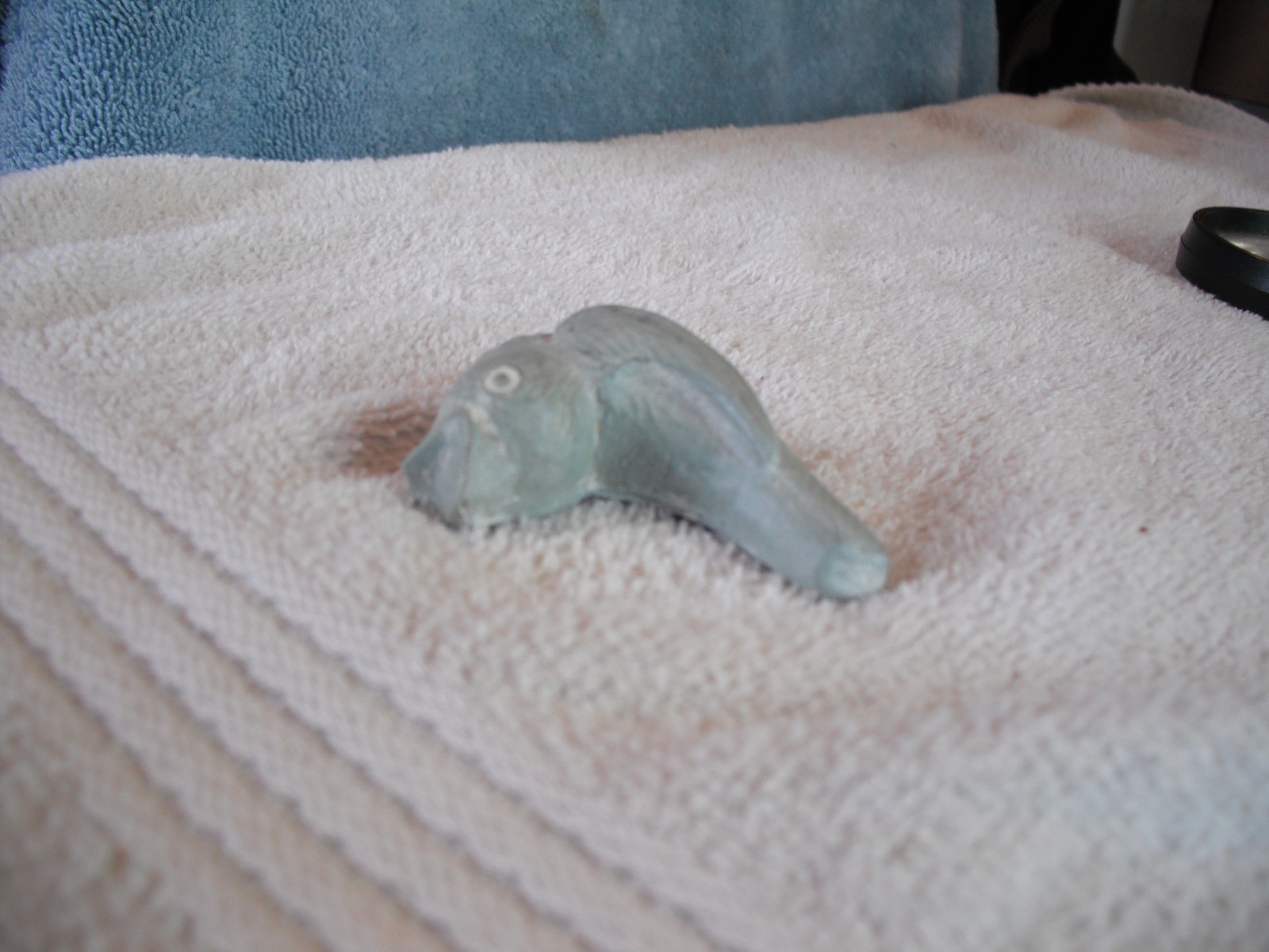 Isabel Bloom Small Green Bird Art Sculpture