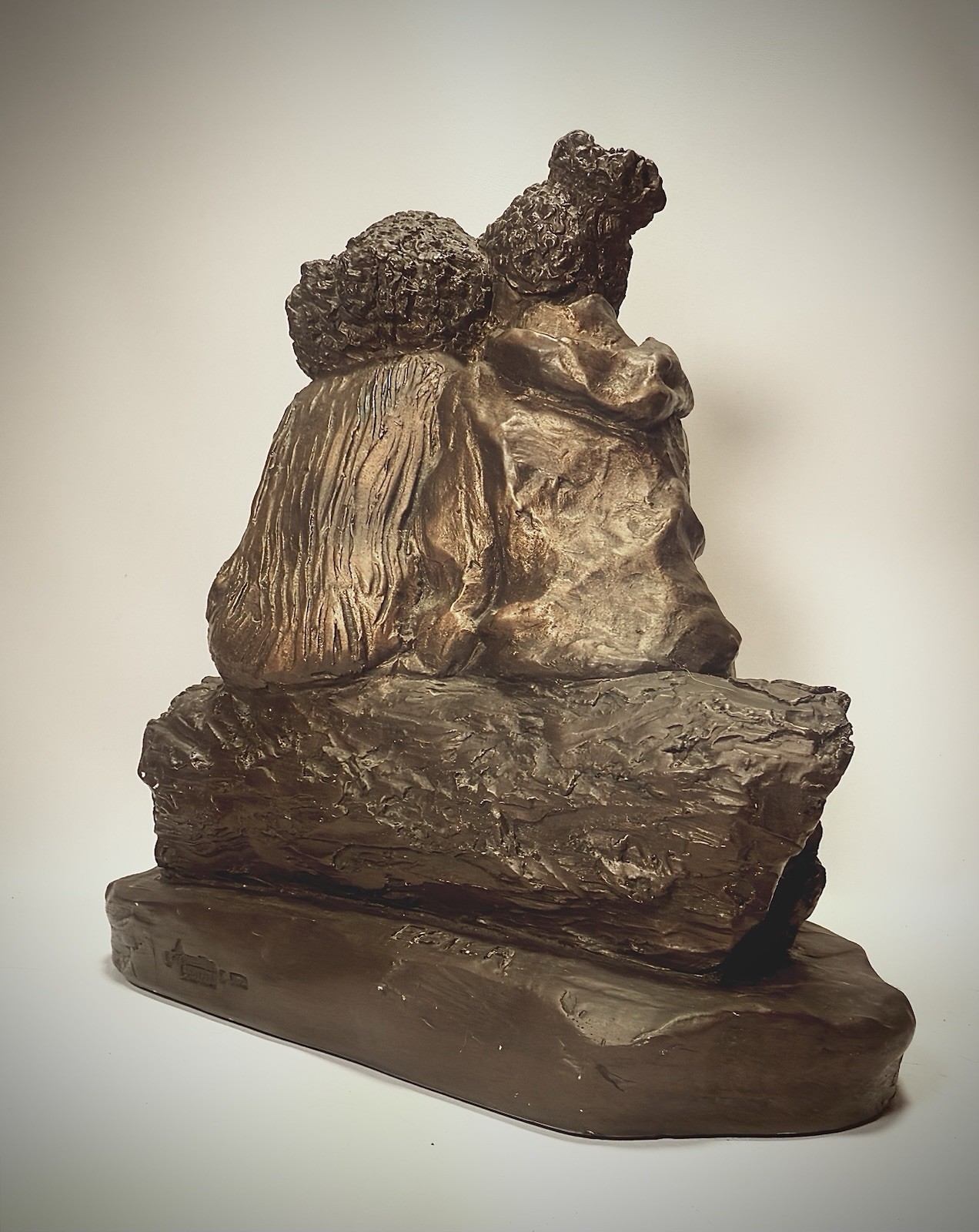 Austin Sculpture Ecila African American Children Girls 1996 Secrets Hard To Find