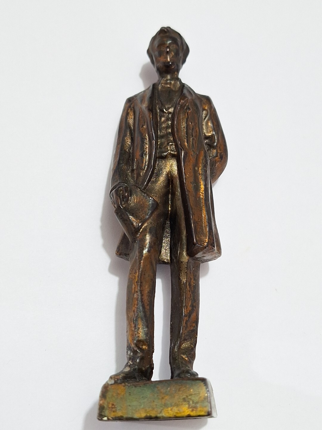 Antique American Art Statue Geo.E.Bissell? LINCOLN,Gorham, Figure Unsigned 5.5&Prime;