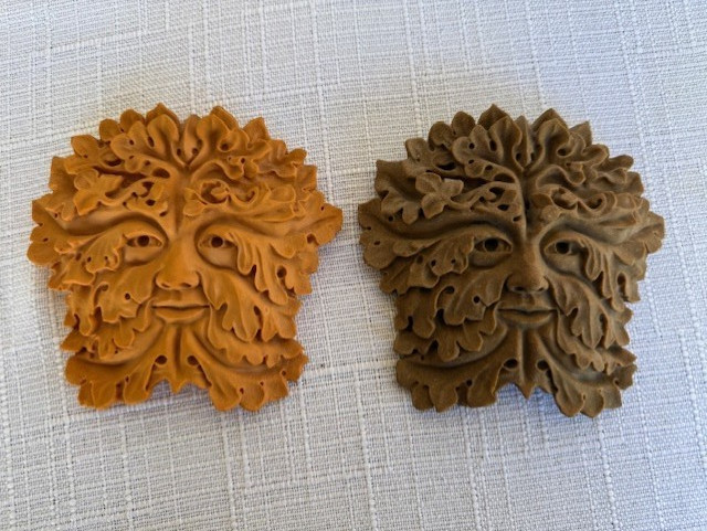 Green Man Gothic 2 pieces of From the Greenwood by David Lawrence