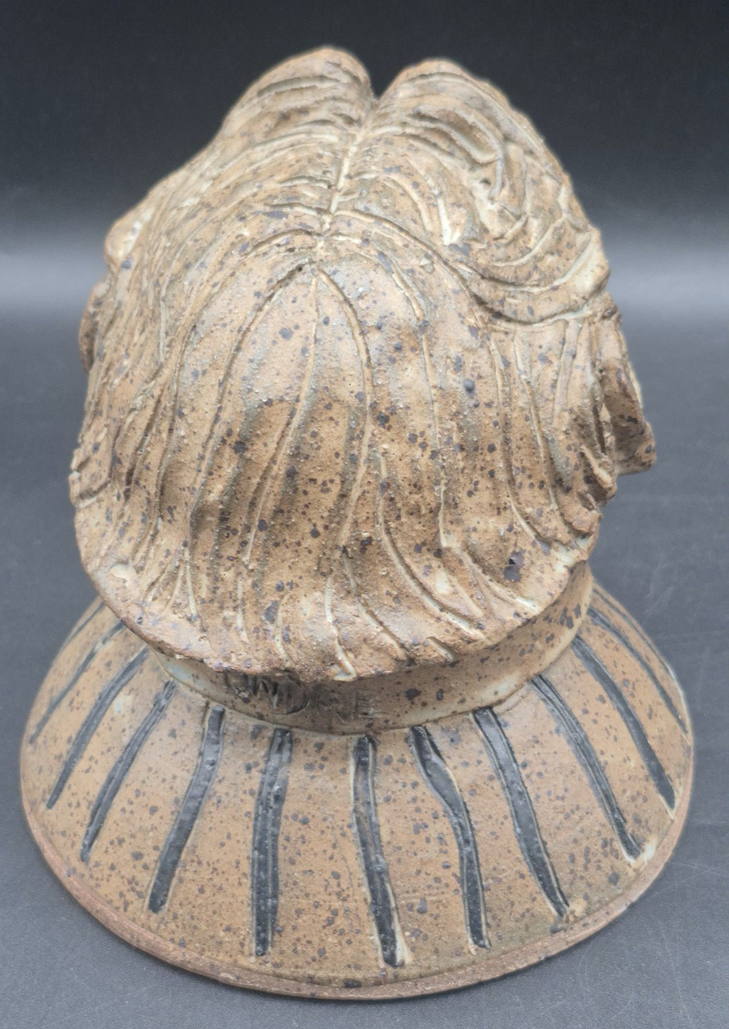 Pottery Sculpture Of A Man&rsquo;s Face By Ondre