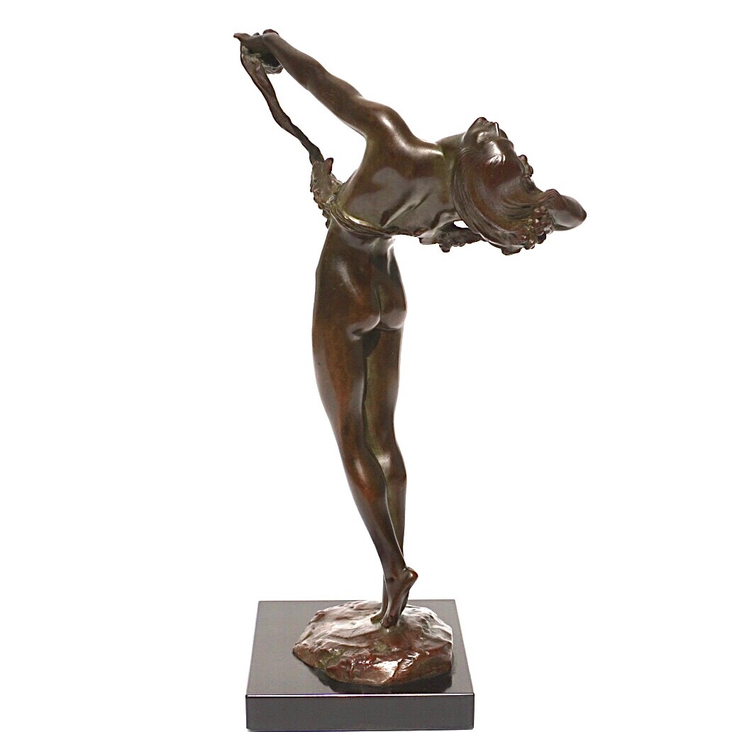Harriet Frishmuth 1923 Bronze Of The Vine