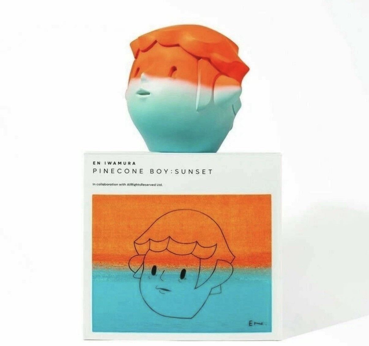 En Iwamura Pinecone Boy: Sunset 2021 Vinyl Sculpture Limited Edition