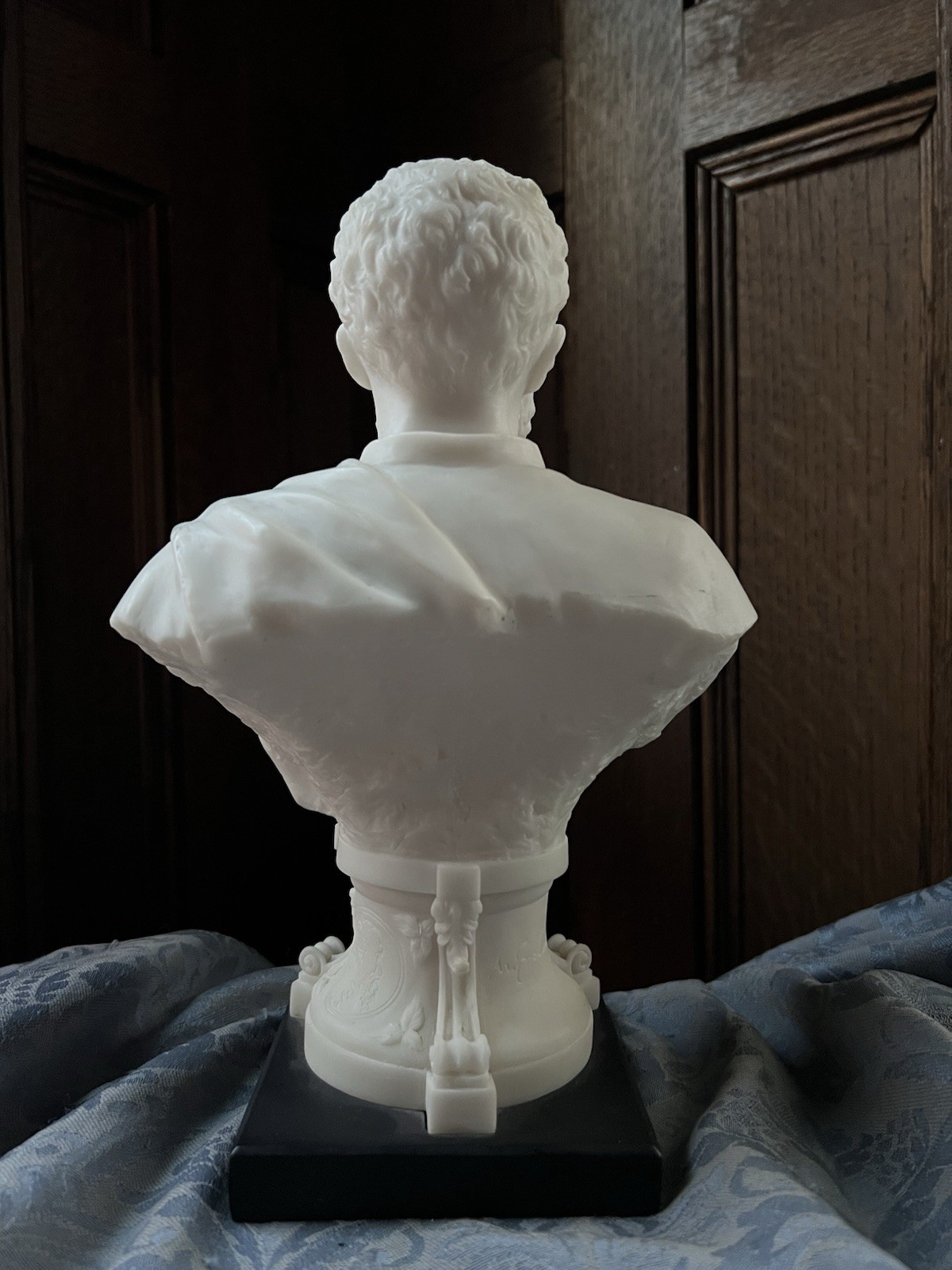 Vintage Cast Marble Bust of Michelangelo Buonarroti