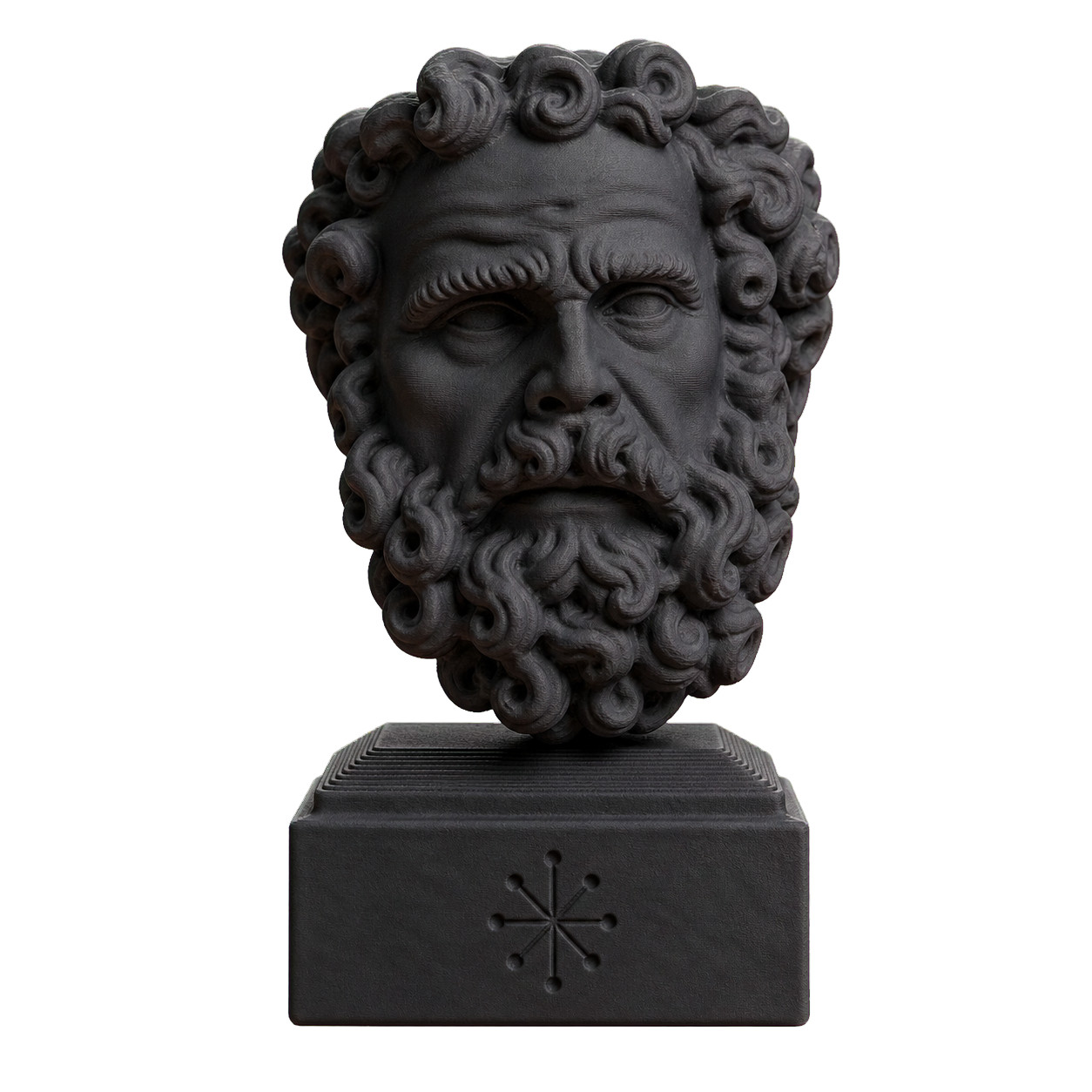 Head of a Bearded Man Collectible Bust Statue – 5, 9, 12 Inch