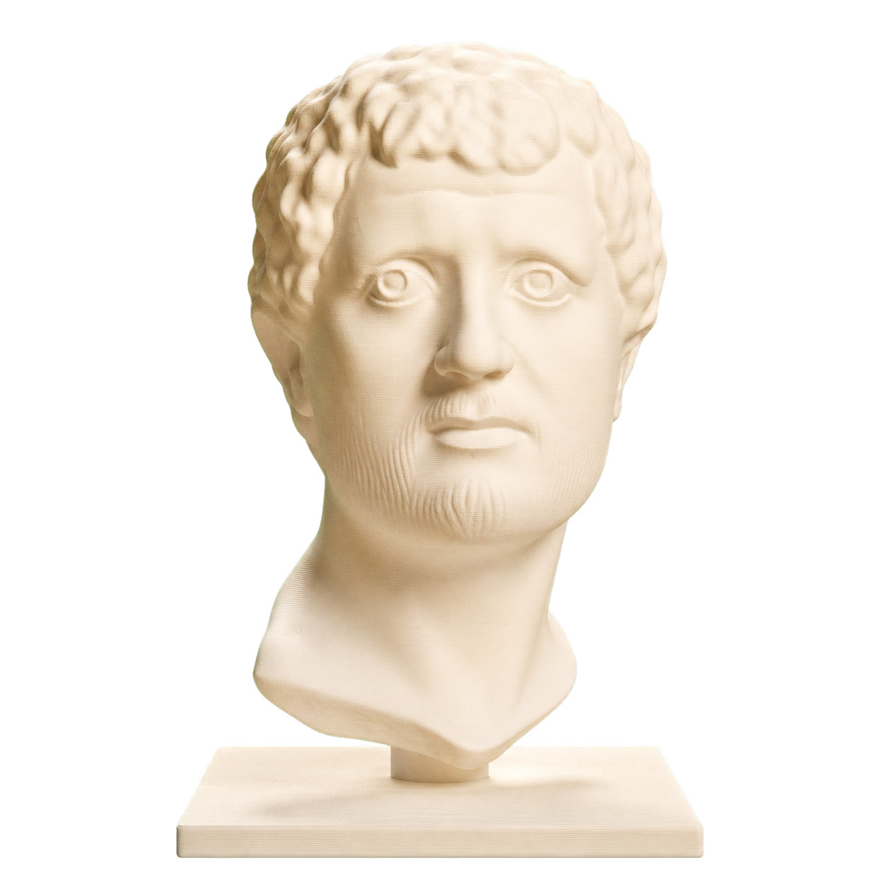 Portrait Head of a Man Collectible Bust Statue – 5, 9, 12 Inch
