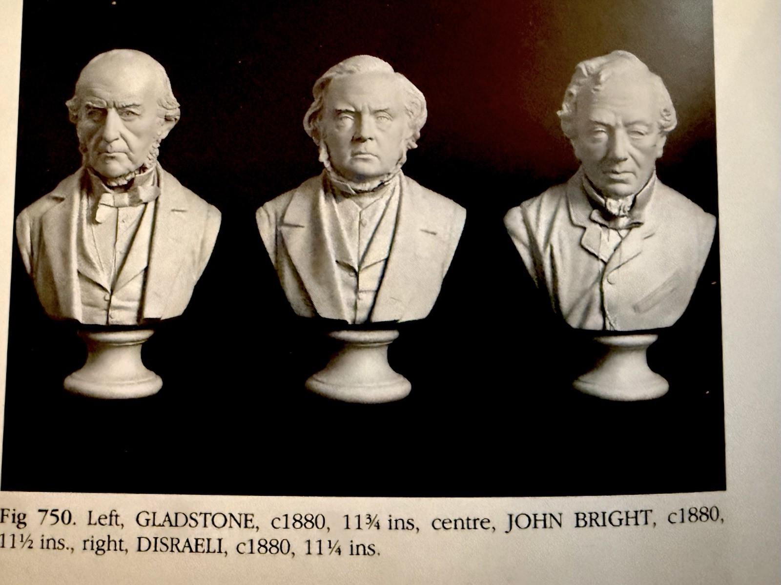 Rare Antique Parian BENJAMIN DISRAELI (1704-1881) Bisque Portrait Bust Statue