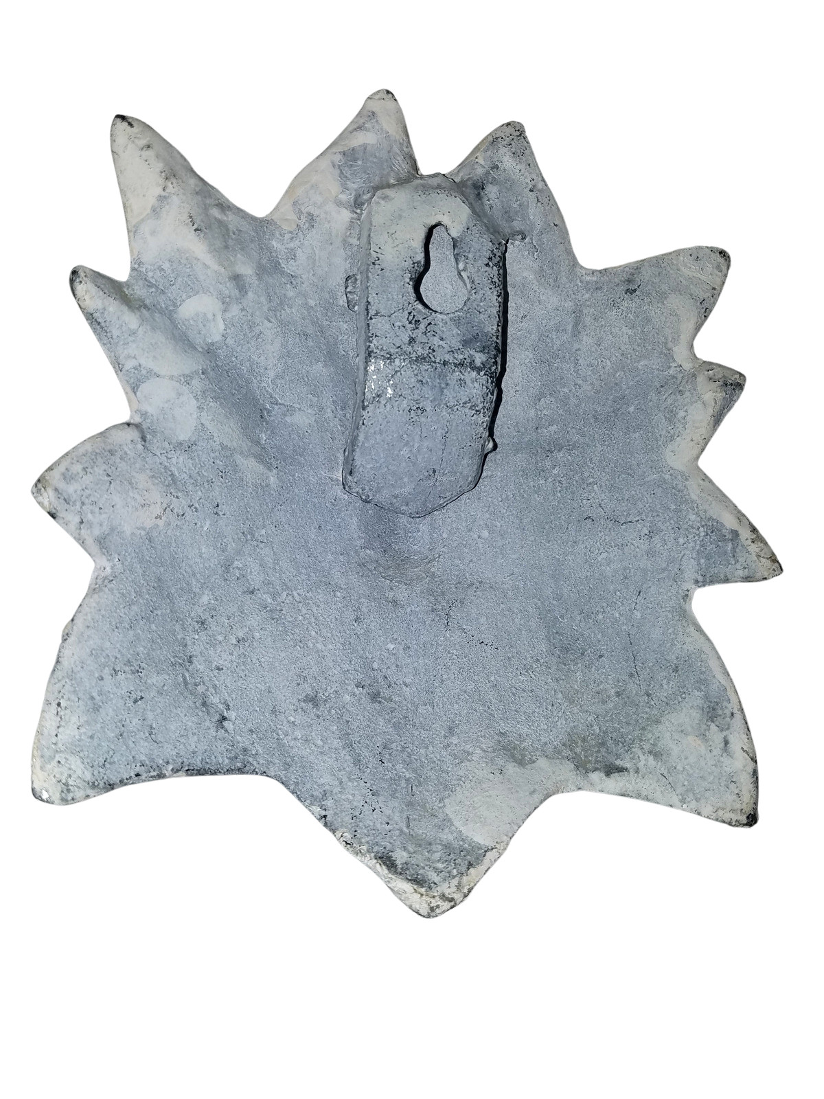 Set of 4 Handcrafted Metal Leaf Man Tree Man Greenman Hanging Wall Sculptures
