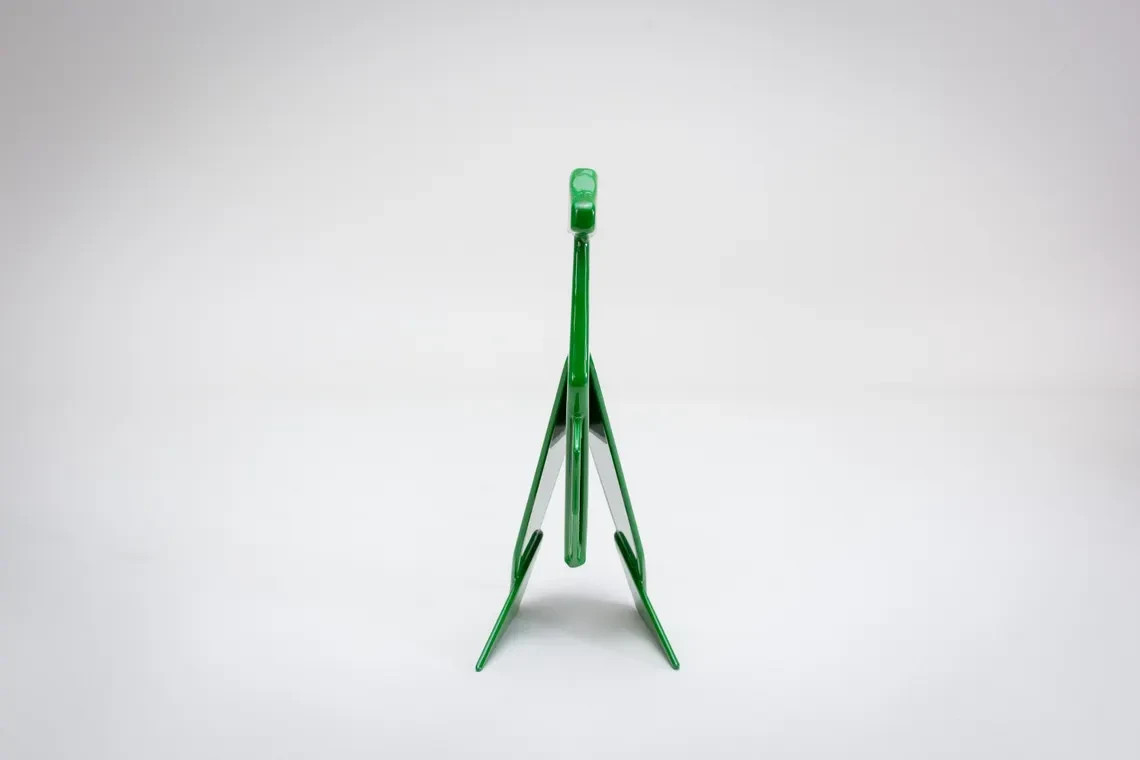 Steel Origami Dinosaur Raptor Sculpture | Large | Green | Metal