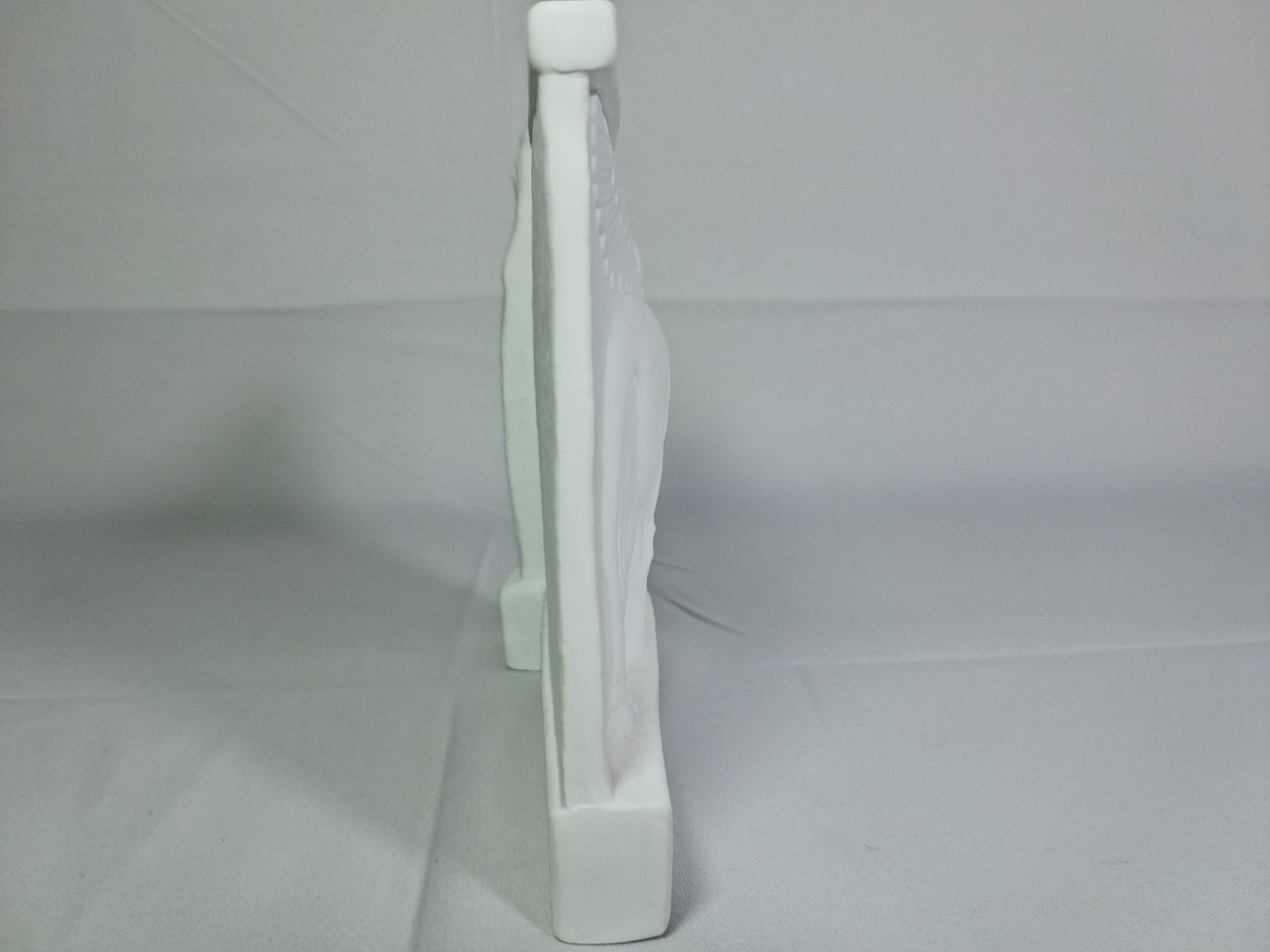Lamassu Mesopotamia Mythological 3D Printed Statue Sculpture Pure White Nice