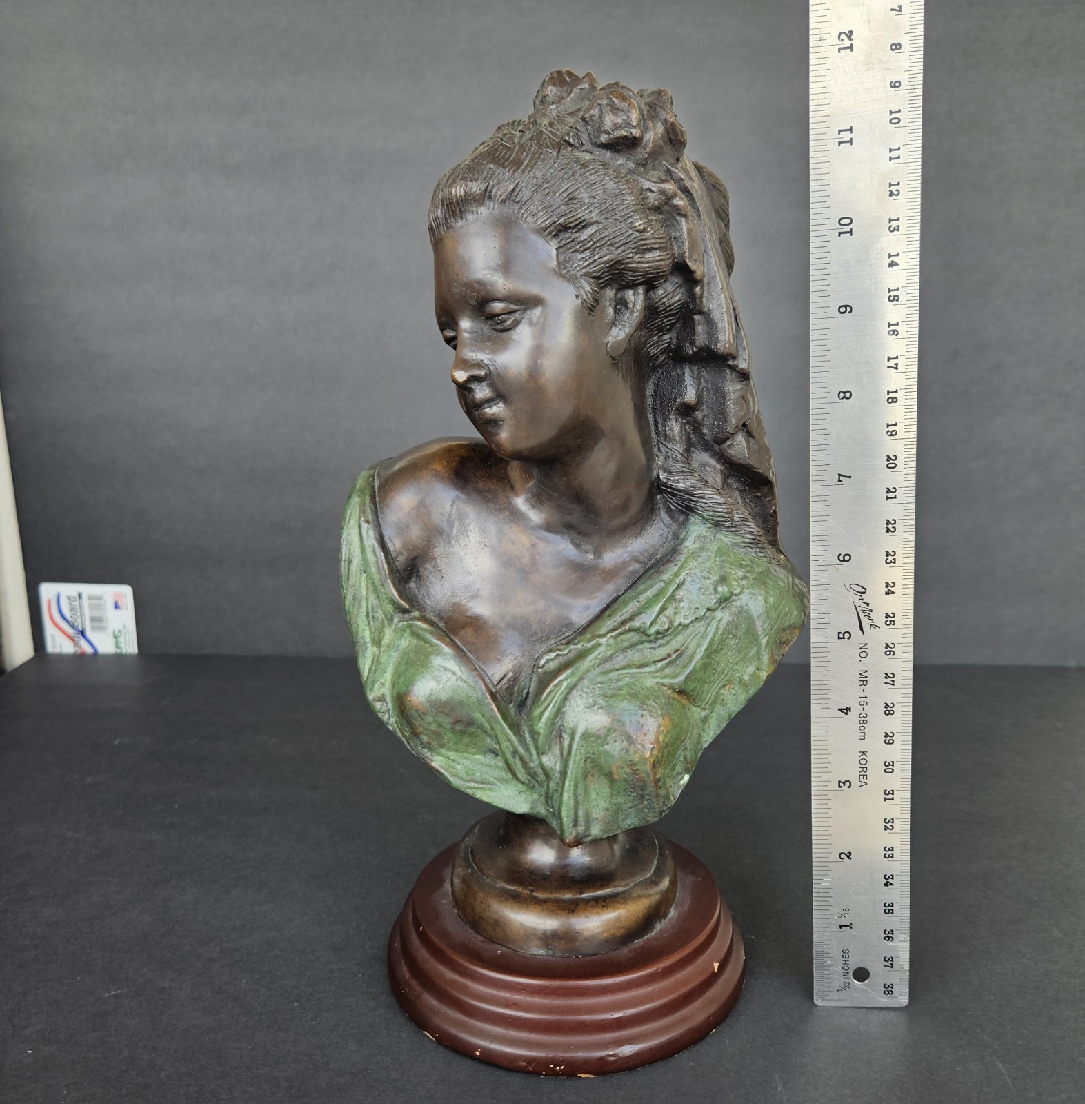 Antique French Bronze Bust of Flora after Jean Baptiste Carpeaux Le Printemps