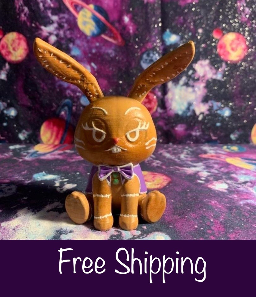 Five Nights at Freddy’s Help Wanted Glitchtrap PLA “Plush” Gingerbread Figure