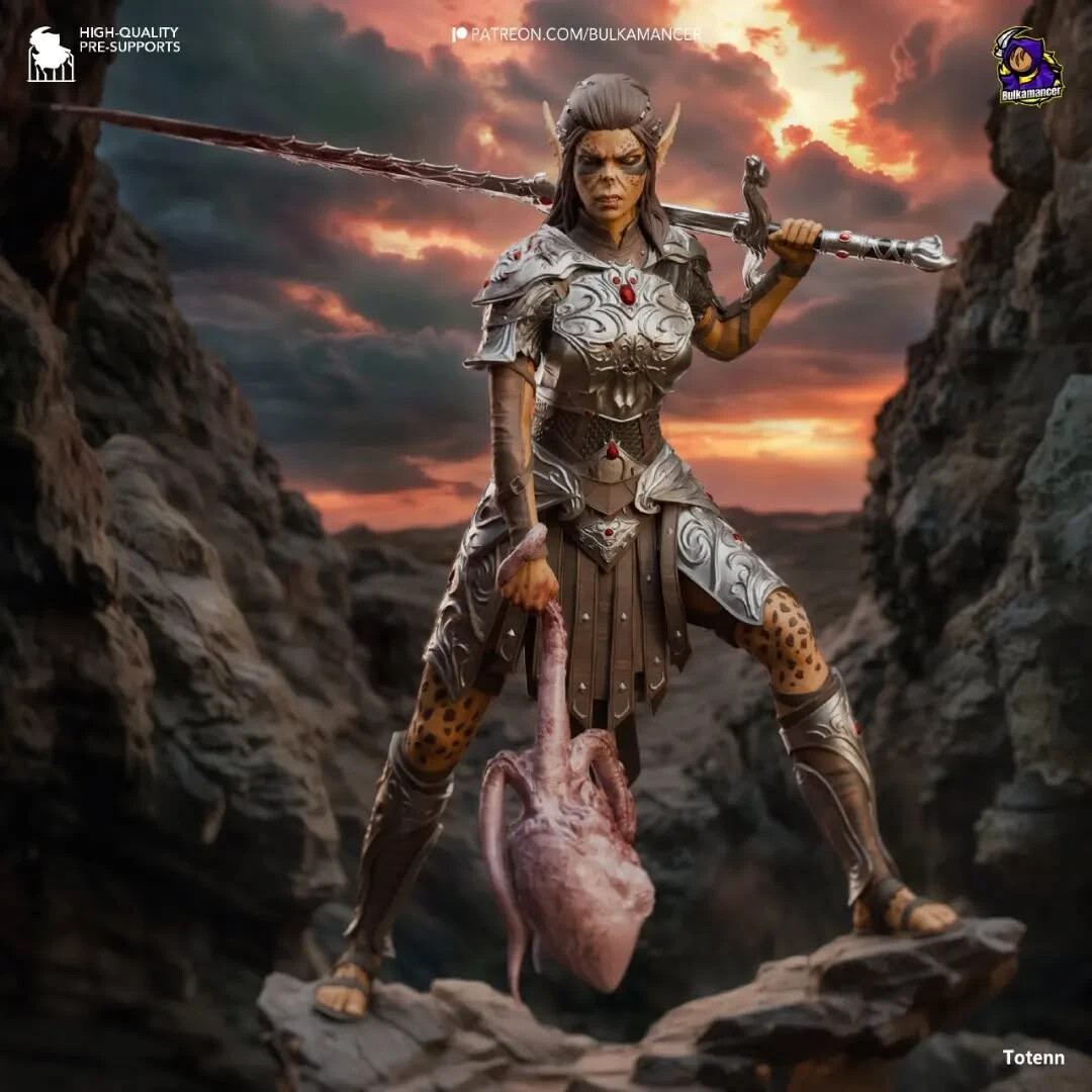 Lae Zel, 210mm Resin Model Kit Painted 3d Printed GK Statue Figure