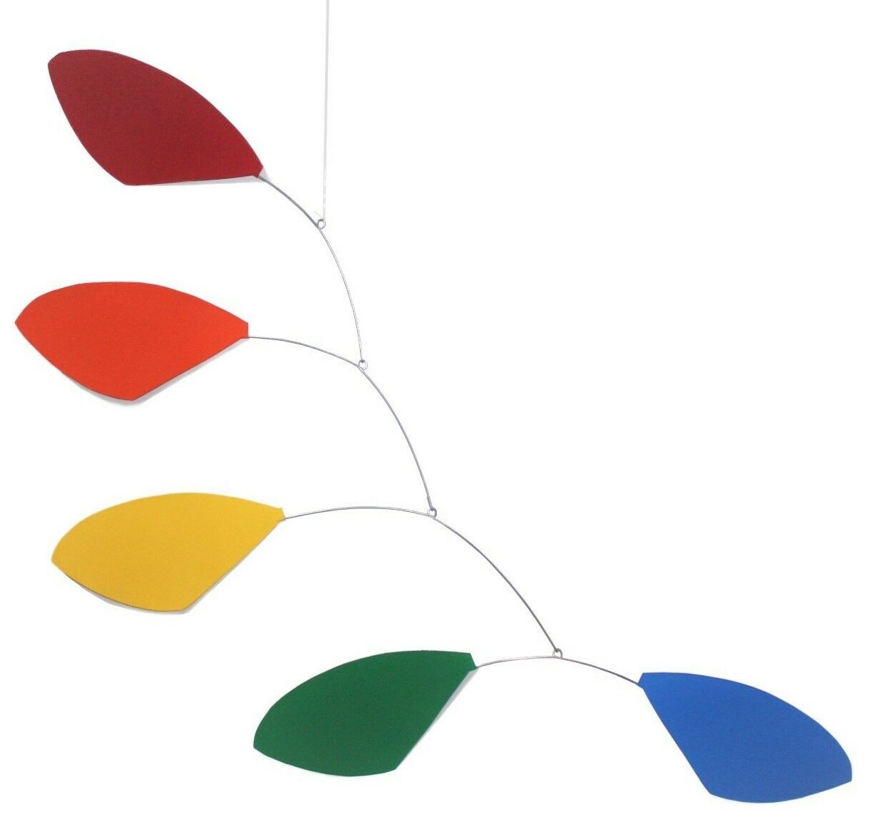 Abstract Modern Hope Rainbow Hanging Mobile – Painted Steel Museum Quality New