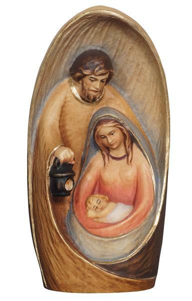 Nativity Nativity Scene Holy Family In Hand-Painted Wood From Val Gardena