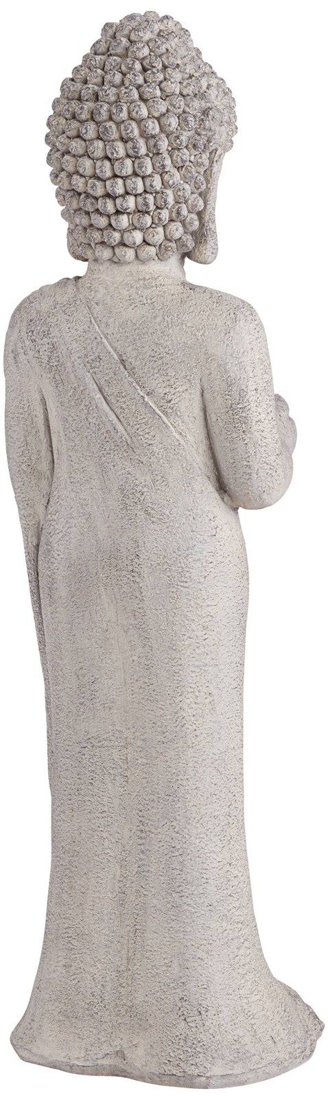 Asian Outdoor Statue 32&Prime; Standing Buddha Yard Garden Patio Deck Home Entryway