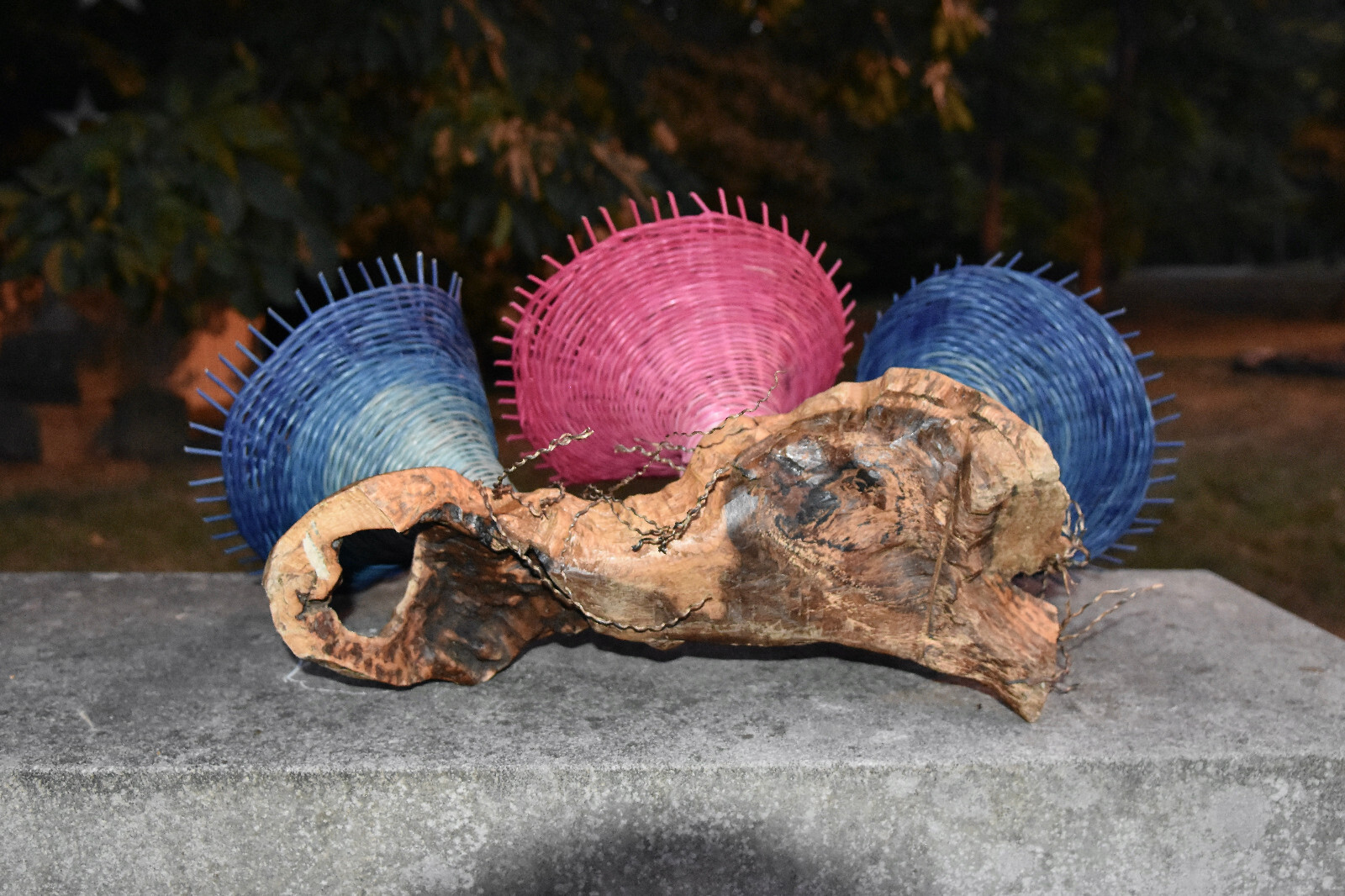 HIPPIE Mushroom ATOMIC LG Mid-Century Modern SEA URCHIN Flowers SCULPTURE MCM