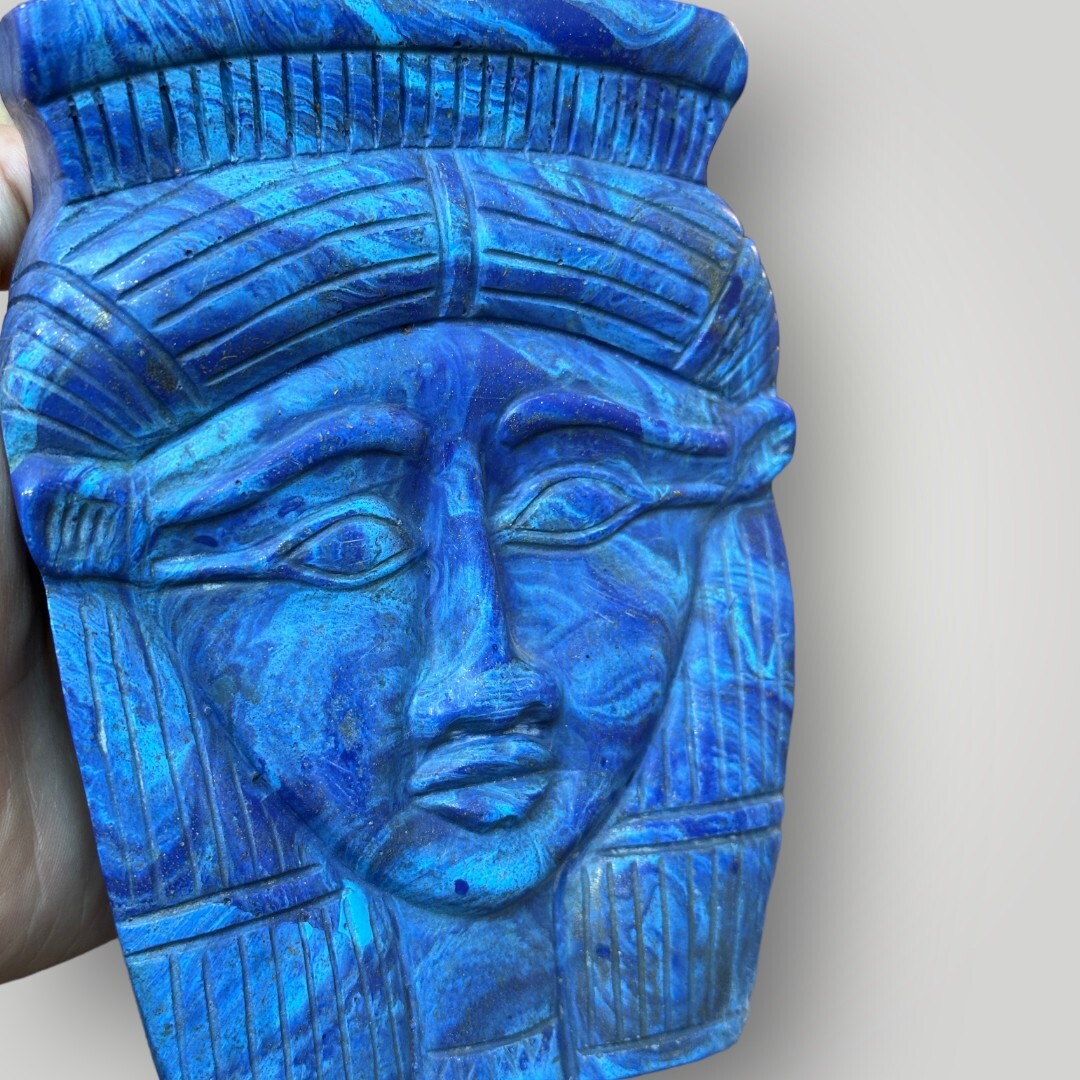 Hathor head Goddess statue Hathor mask Egyptian Goddess Artifact home decor