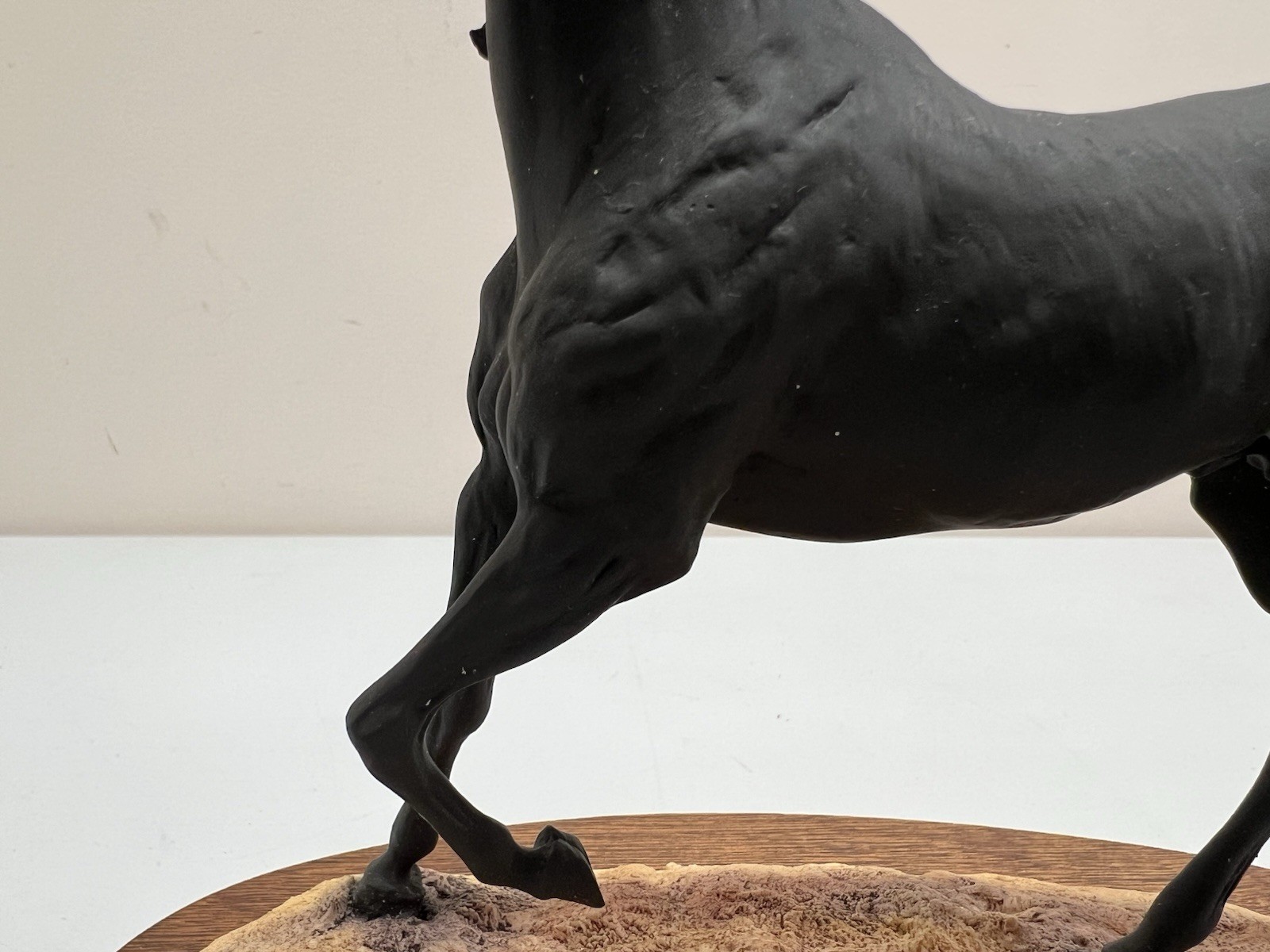 Fred Stone Hand Painted Black Stallion Figurine #297 of 2500