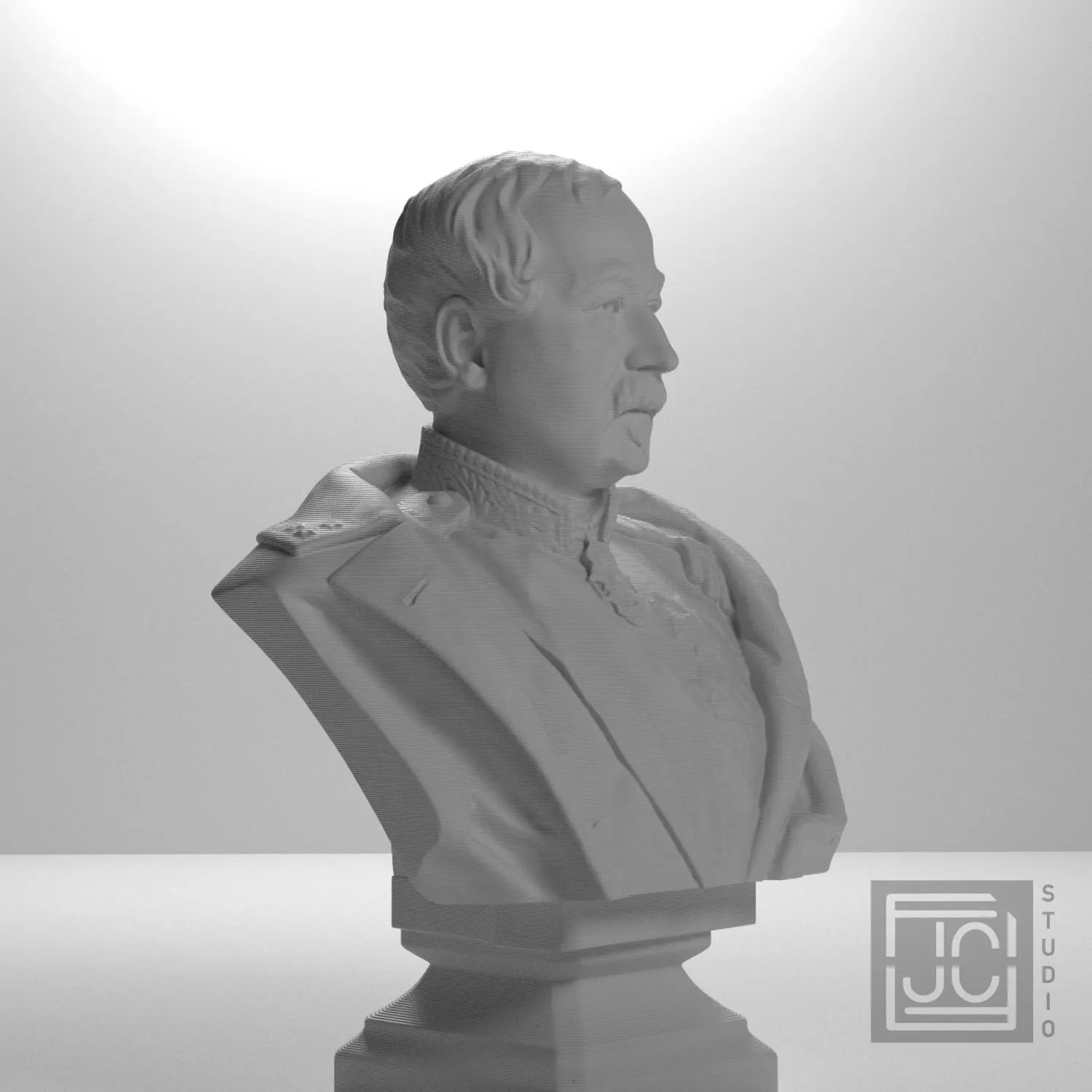 Major General Johan af Kleen Collectible Bust Statue – 5, 9, 12 Inch