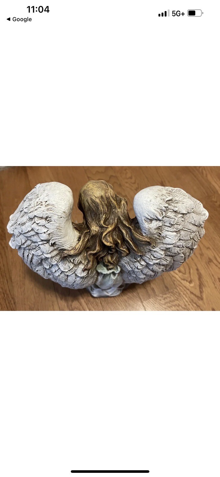 Napco Guardian Angel with Holy Family Christmas Decoration 11×11